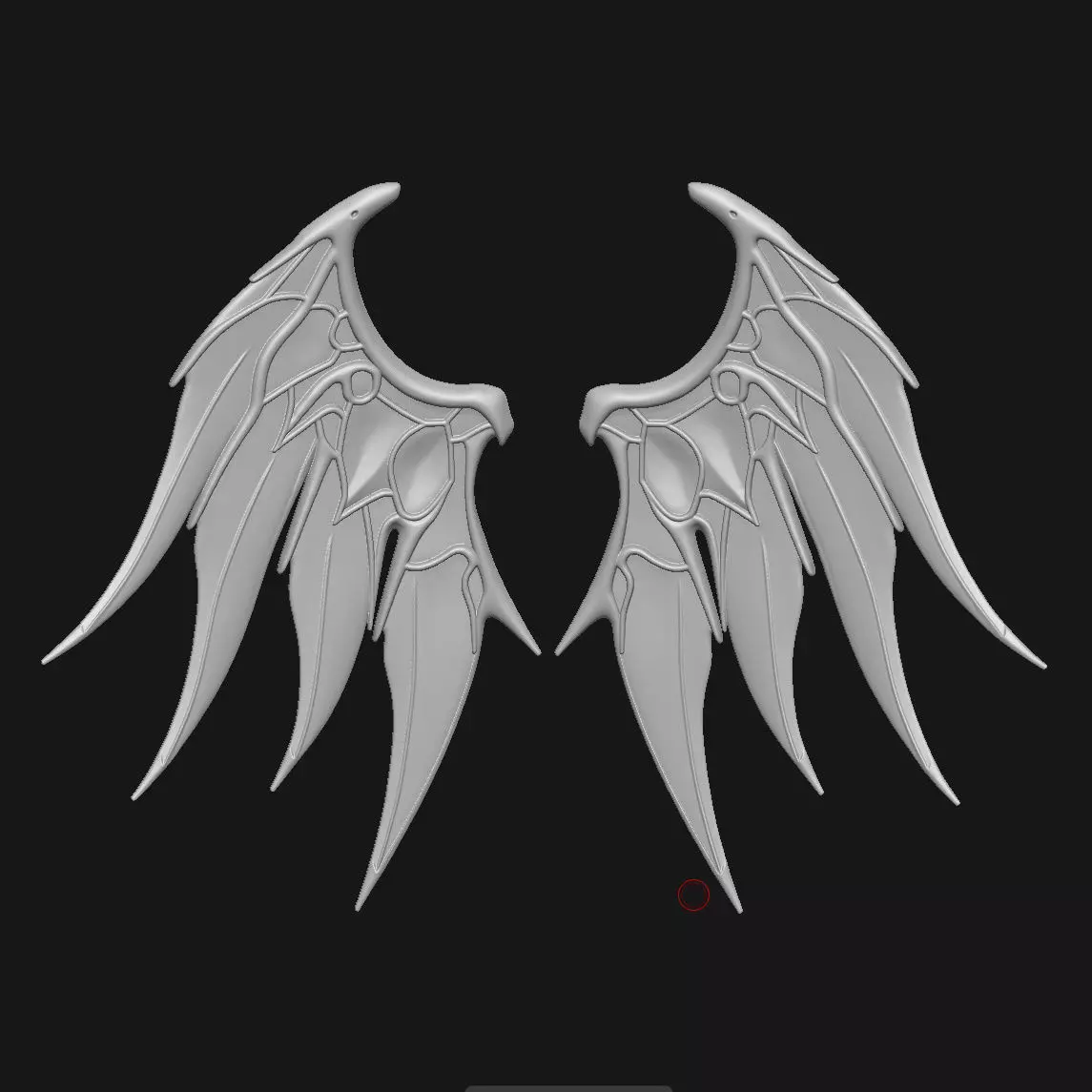 Wings 3D print model_0