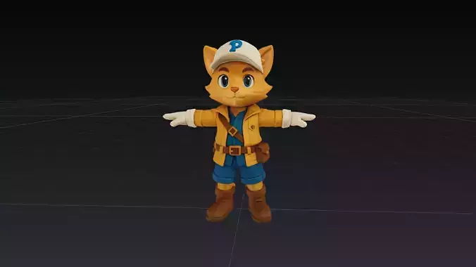 Cat  3D Character