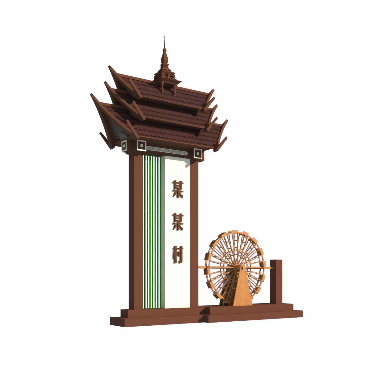3D Model of Southeast Asian 3D model_6