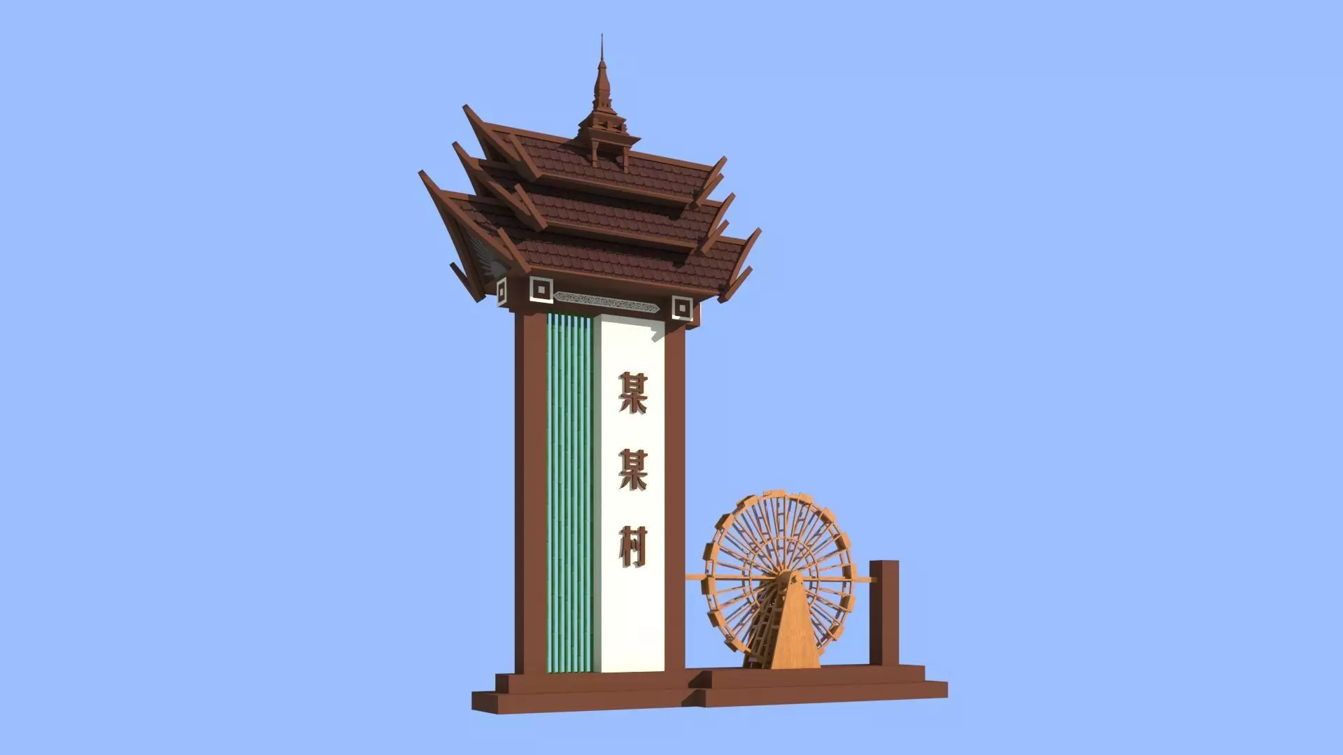 3D Model of Southeast Asian 3D model_1