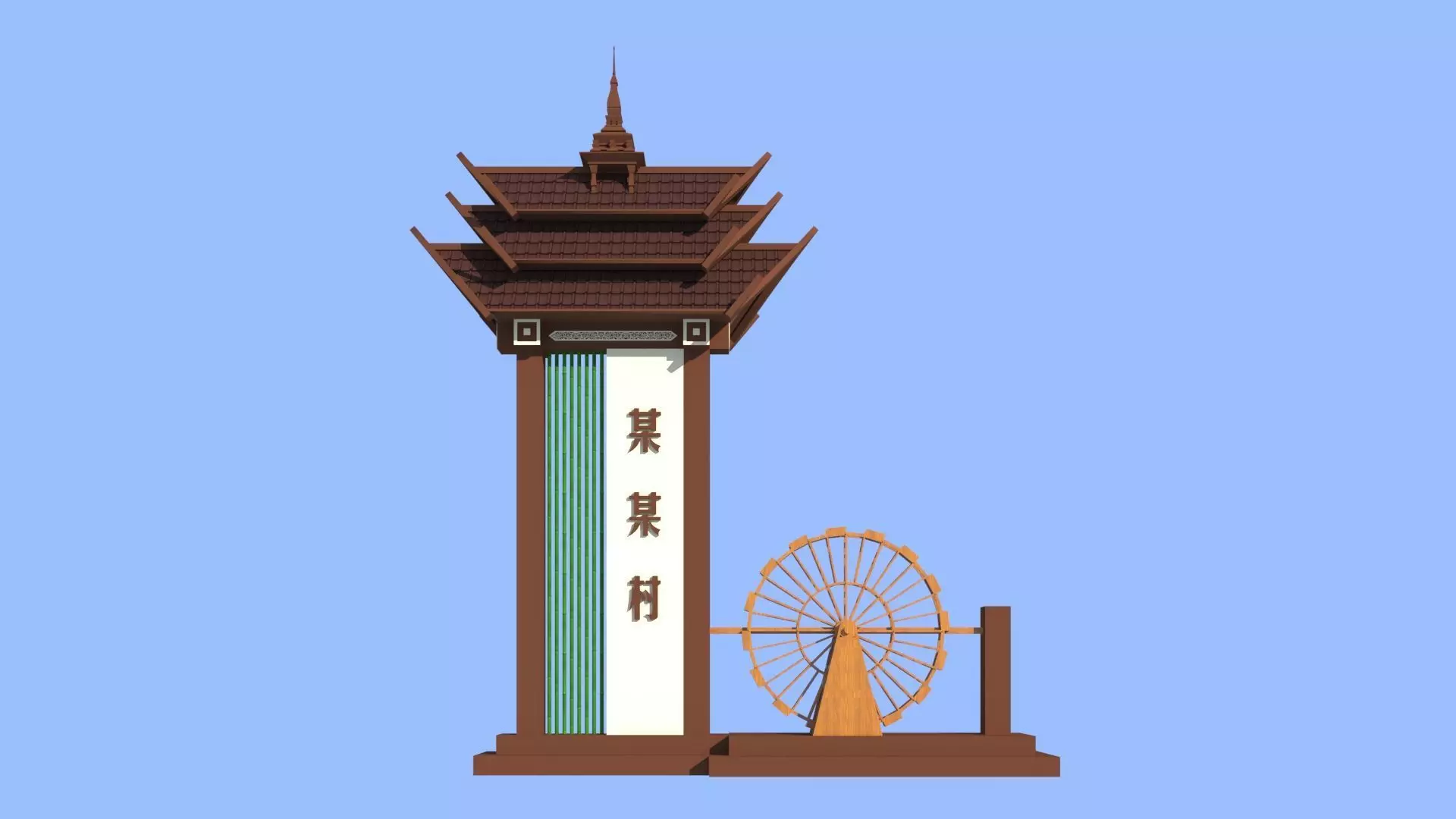 3D Model of Southeast Asian 3D model_2