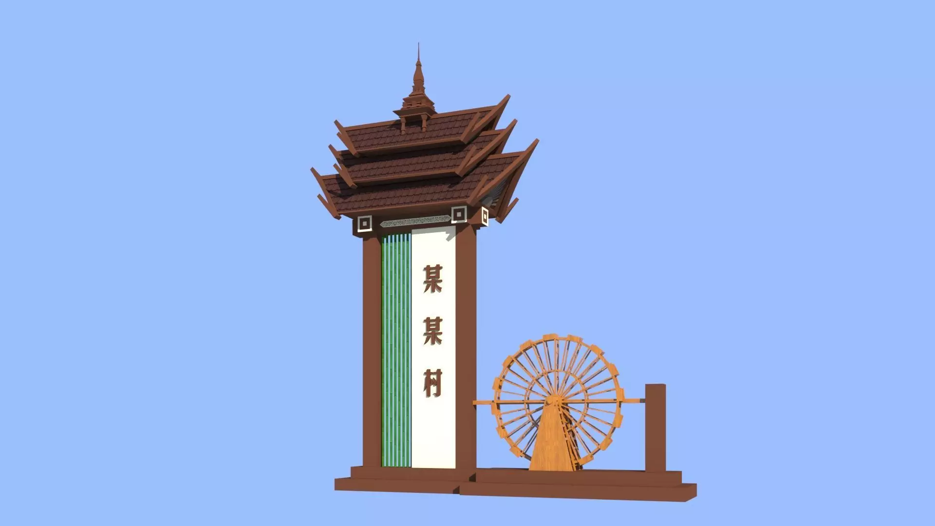 3D Model of Southeast Asian 3D model_3
