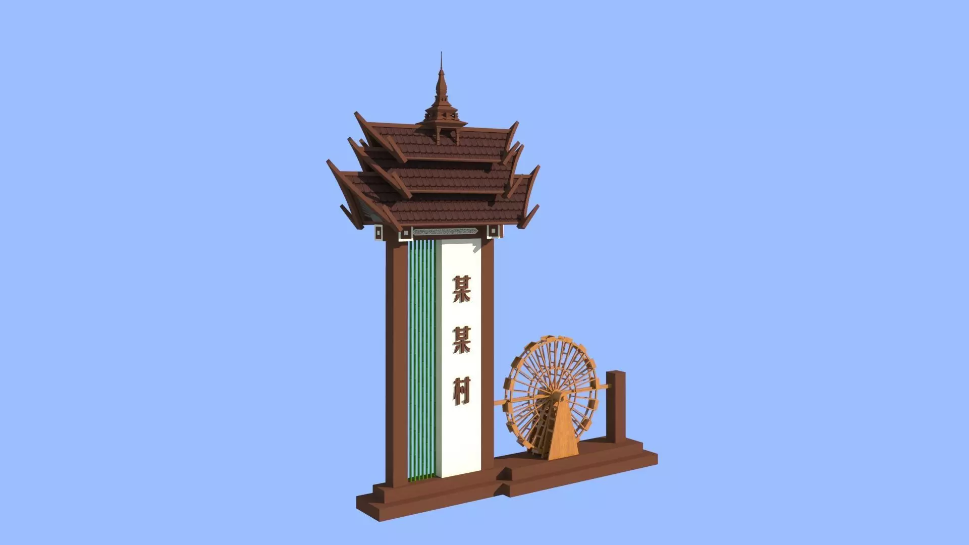 3D Model of Southeast Asian 3D model_4