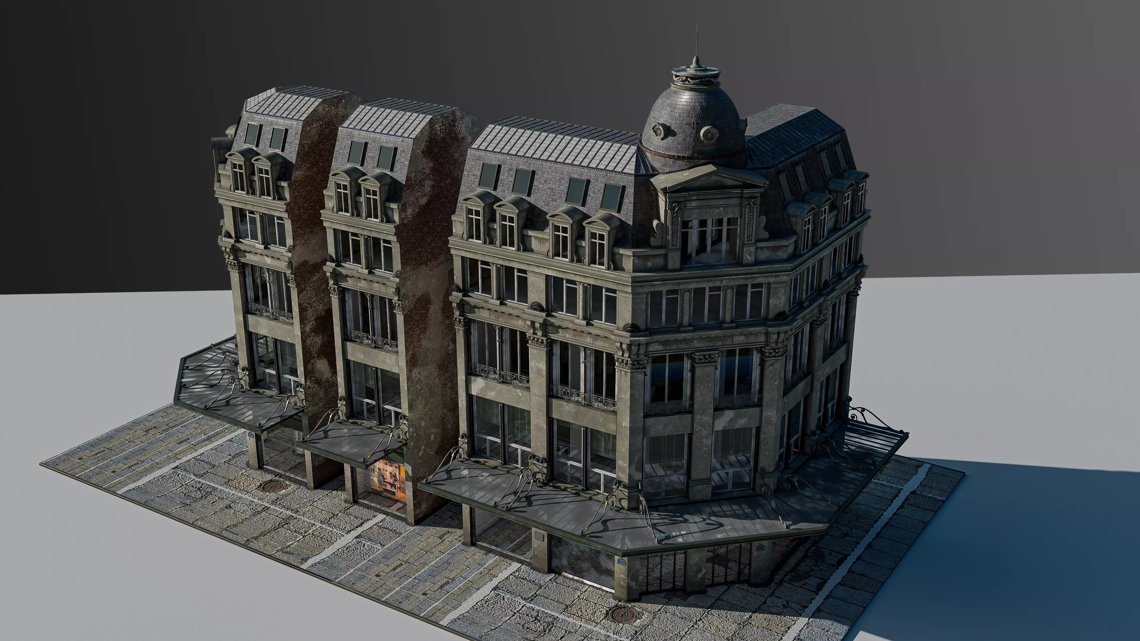Modular European Department Store 3D model_5