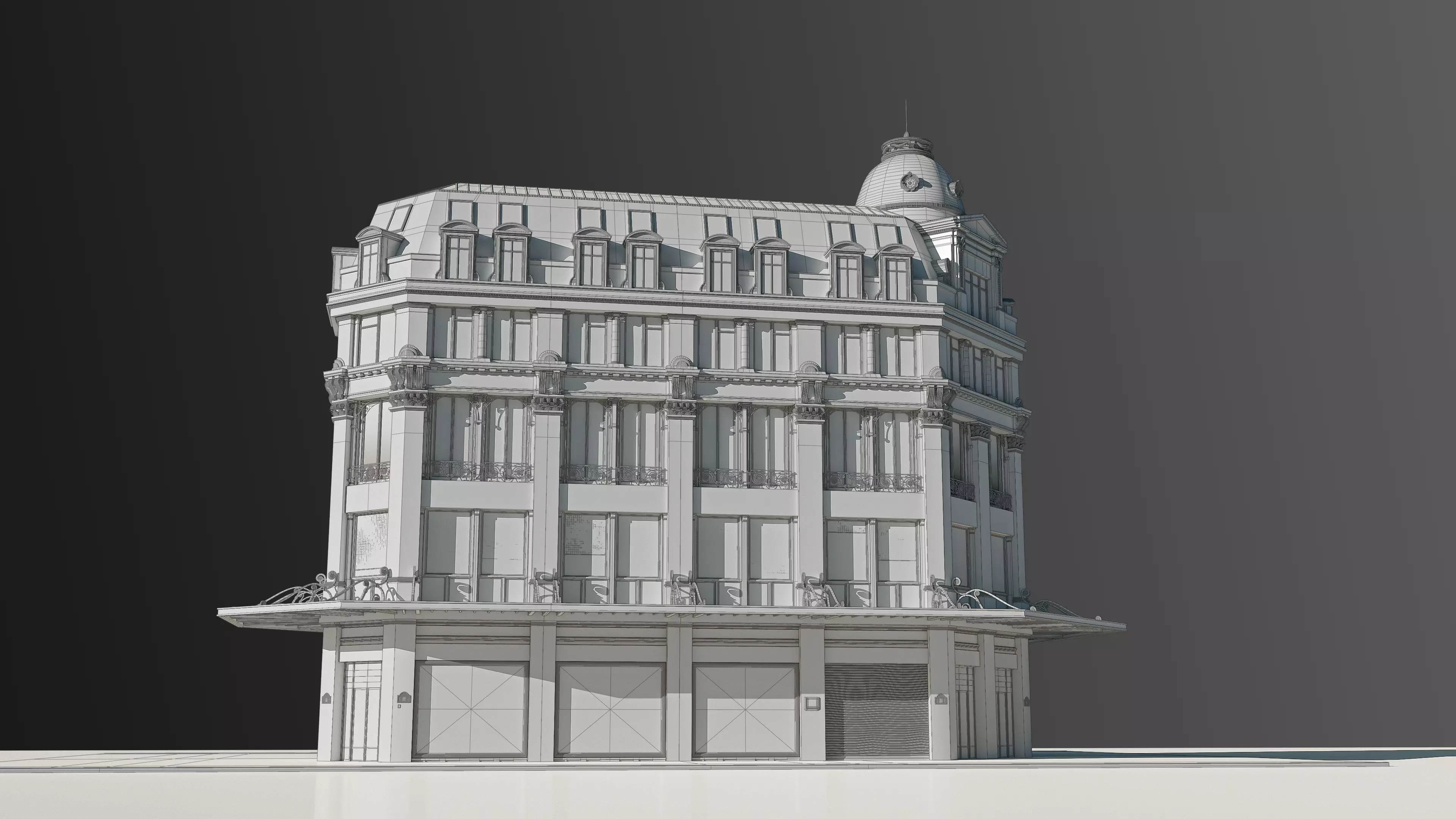 Modular European Department Store 3D model_52