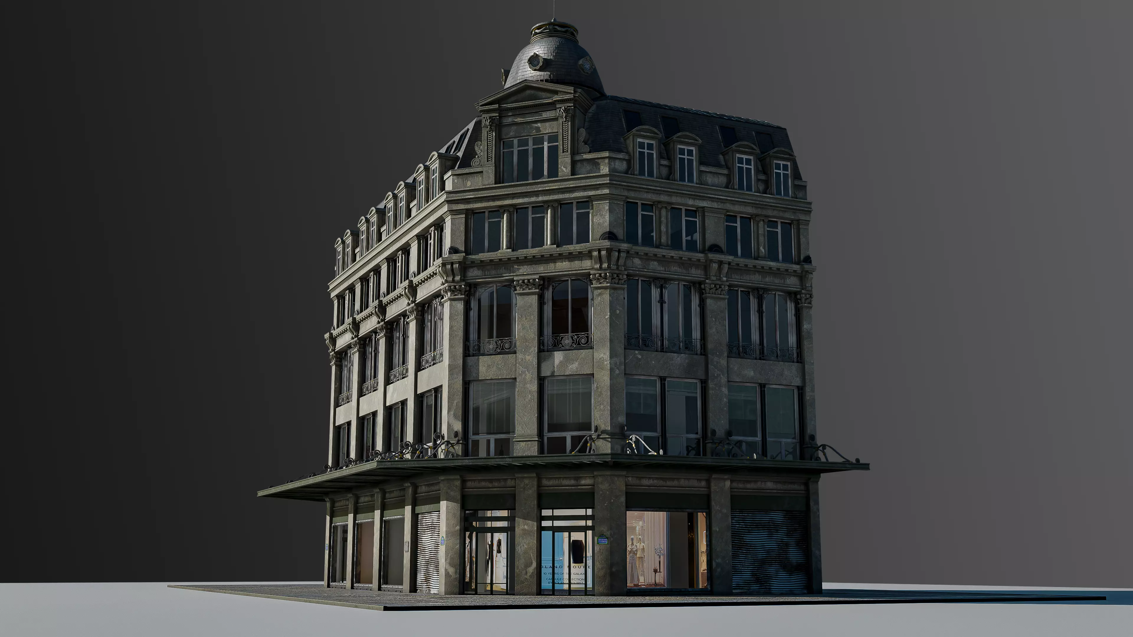 Modular European Department Store 3D model_17