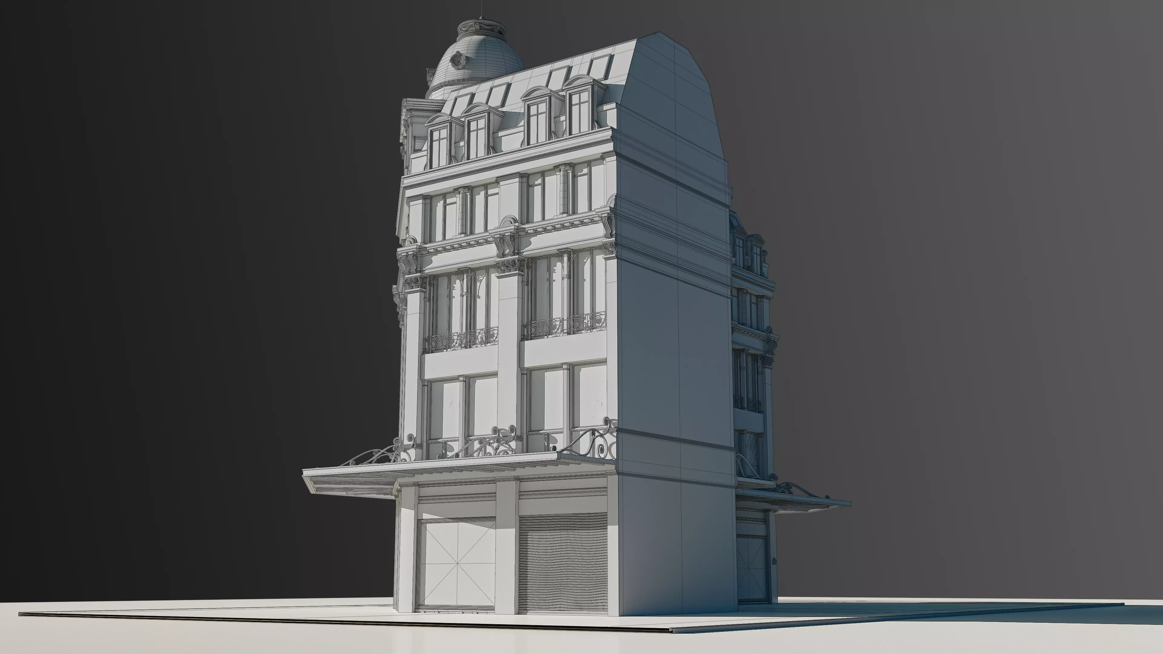 Modular European Department Store 3D model_26