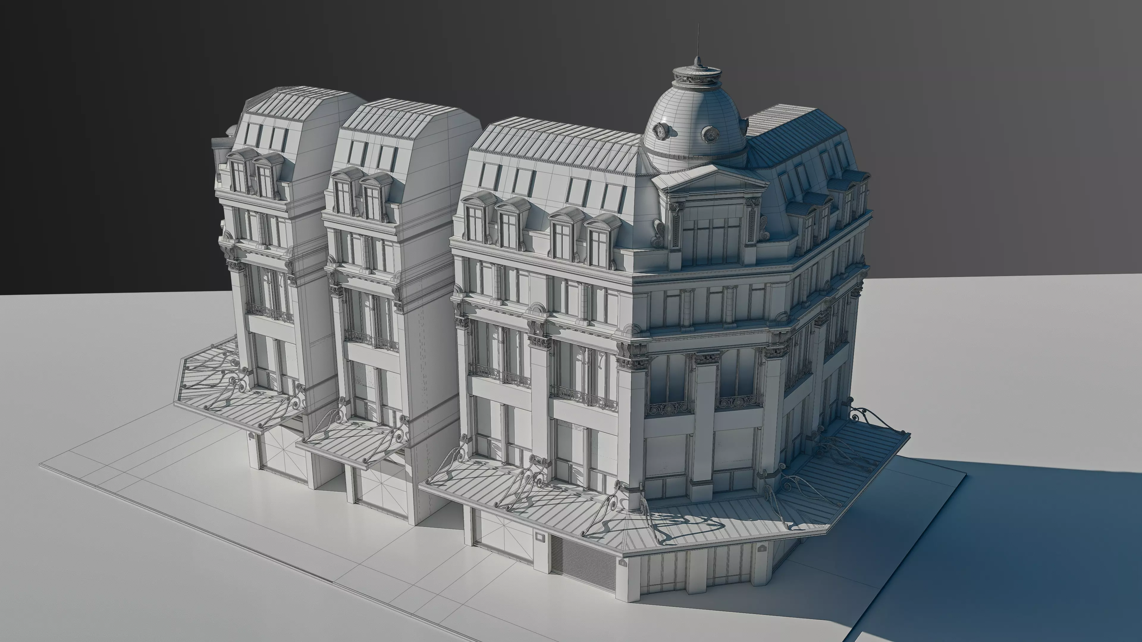 Modular European Department Store 3D model_6