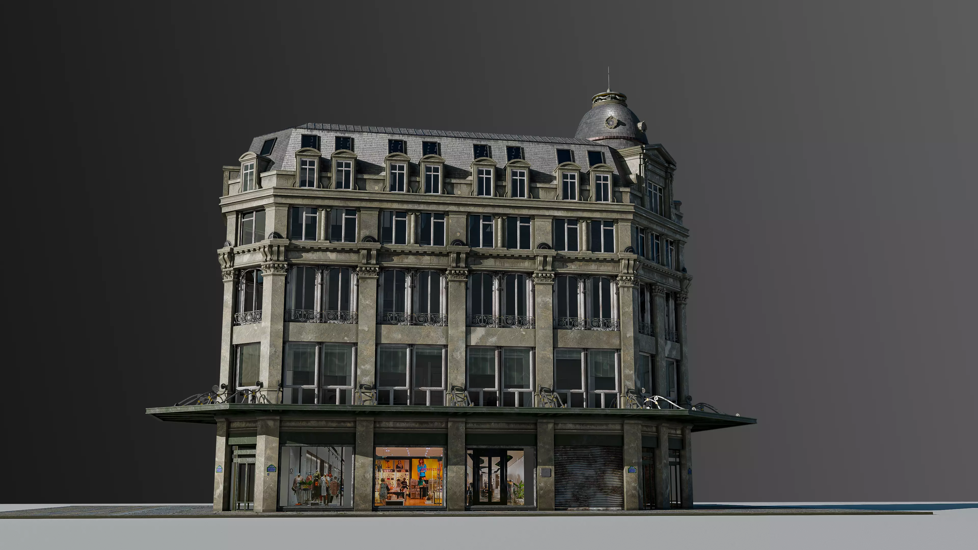 Modular European Department Store 3D model_51