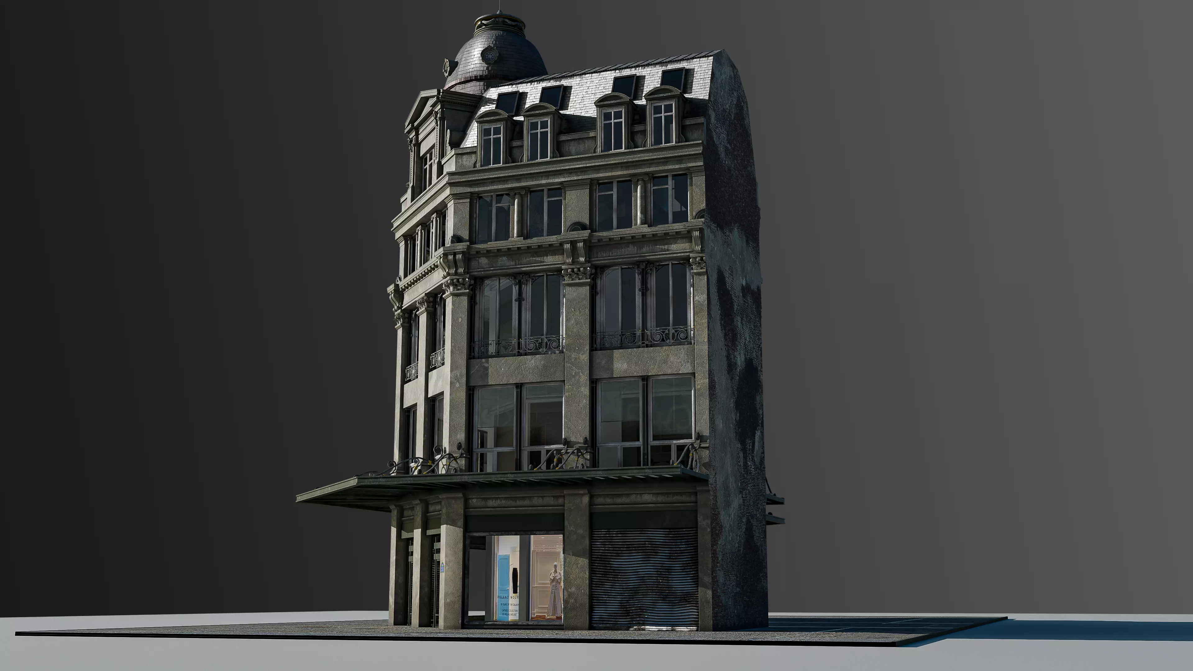 Modular European Department Store 3D model_23