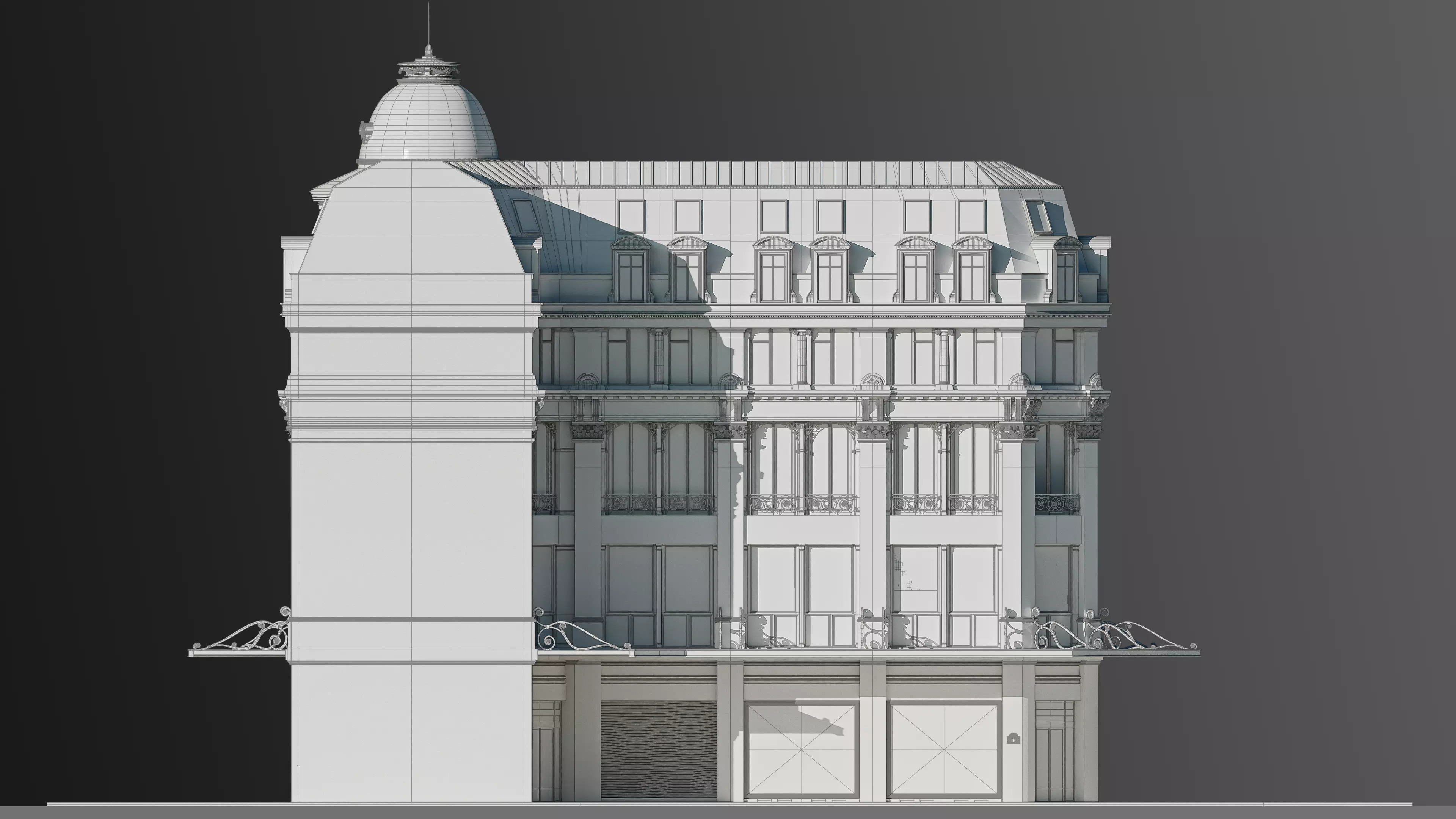 Modular European Department Store 3D model_12