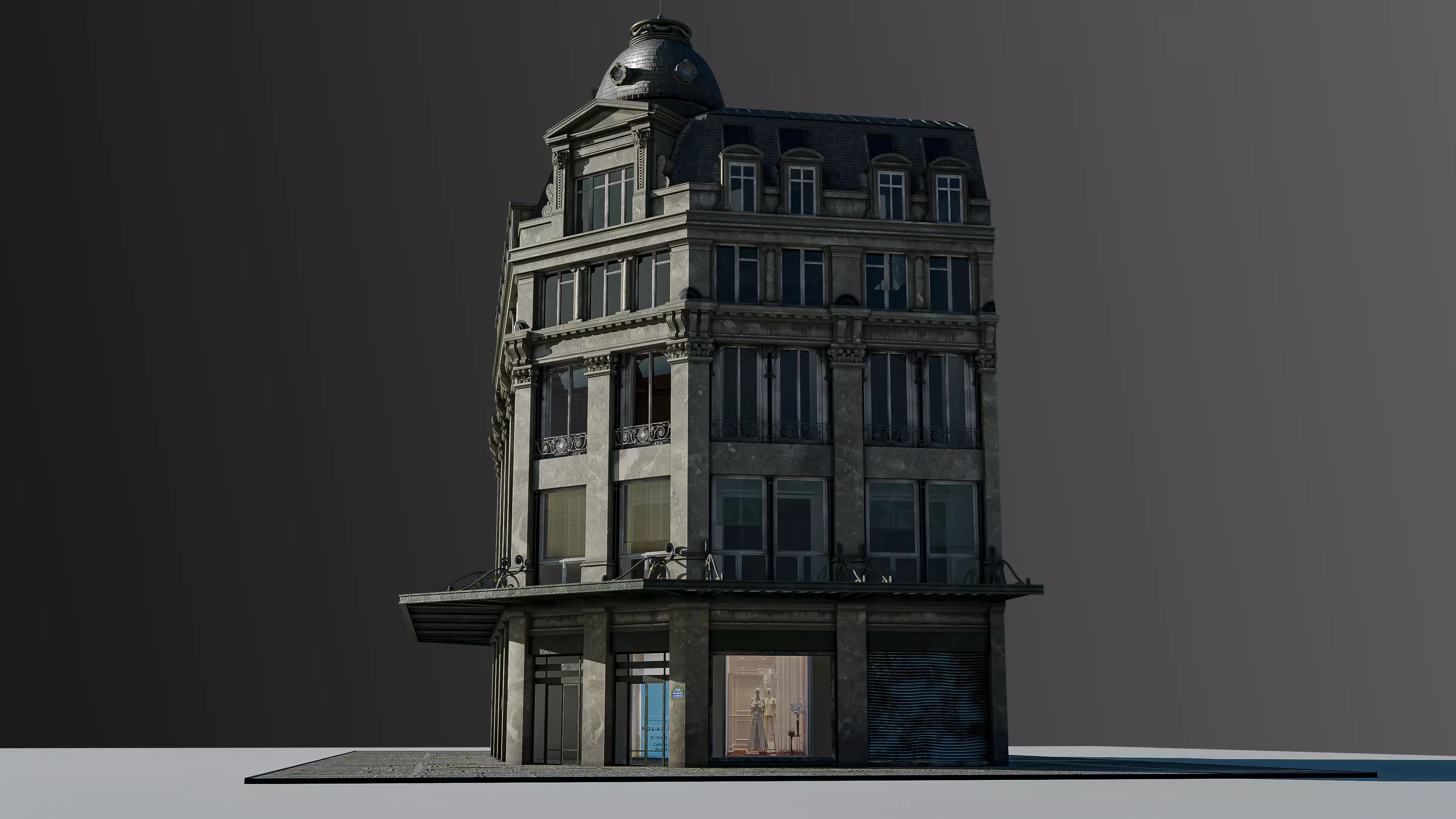 Modular European Department Store 3D model_19