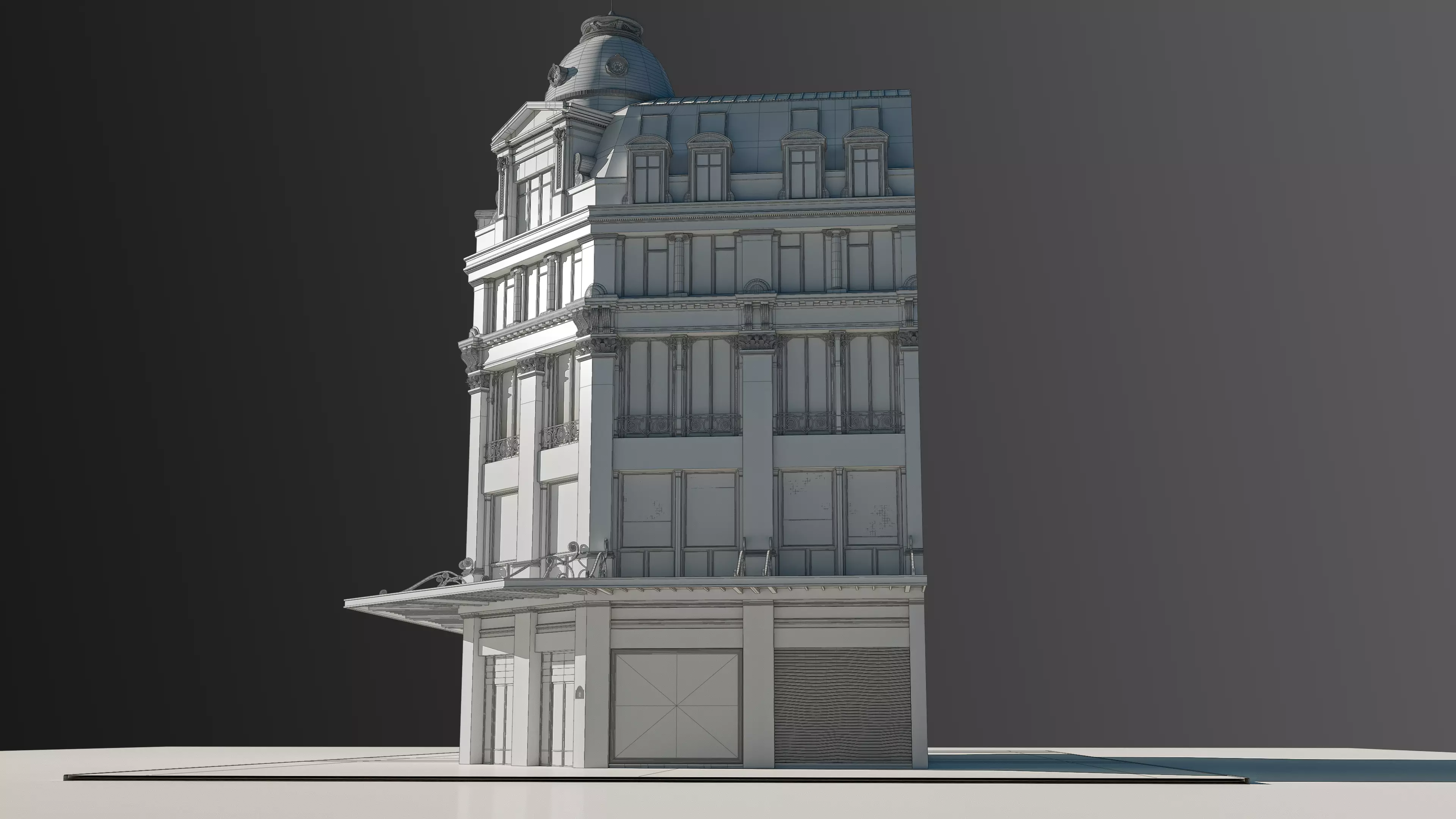 Modular European Department Store 3D model_22