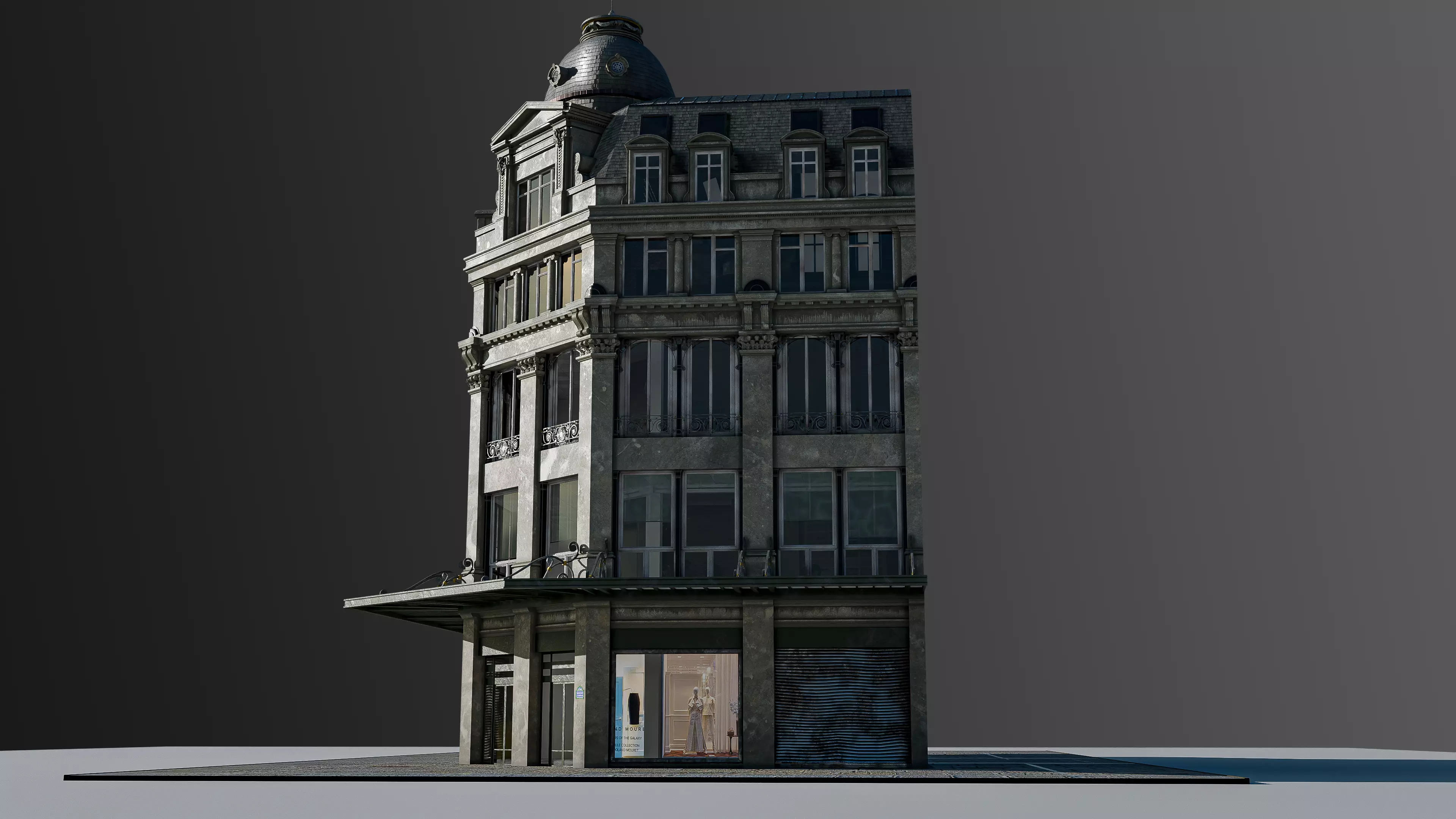 Modular European Department Store 3D model_21