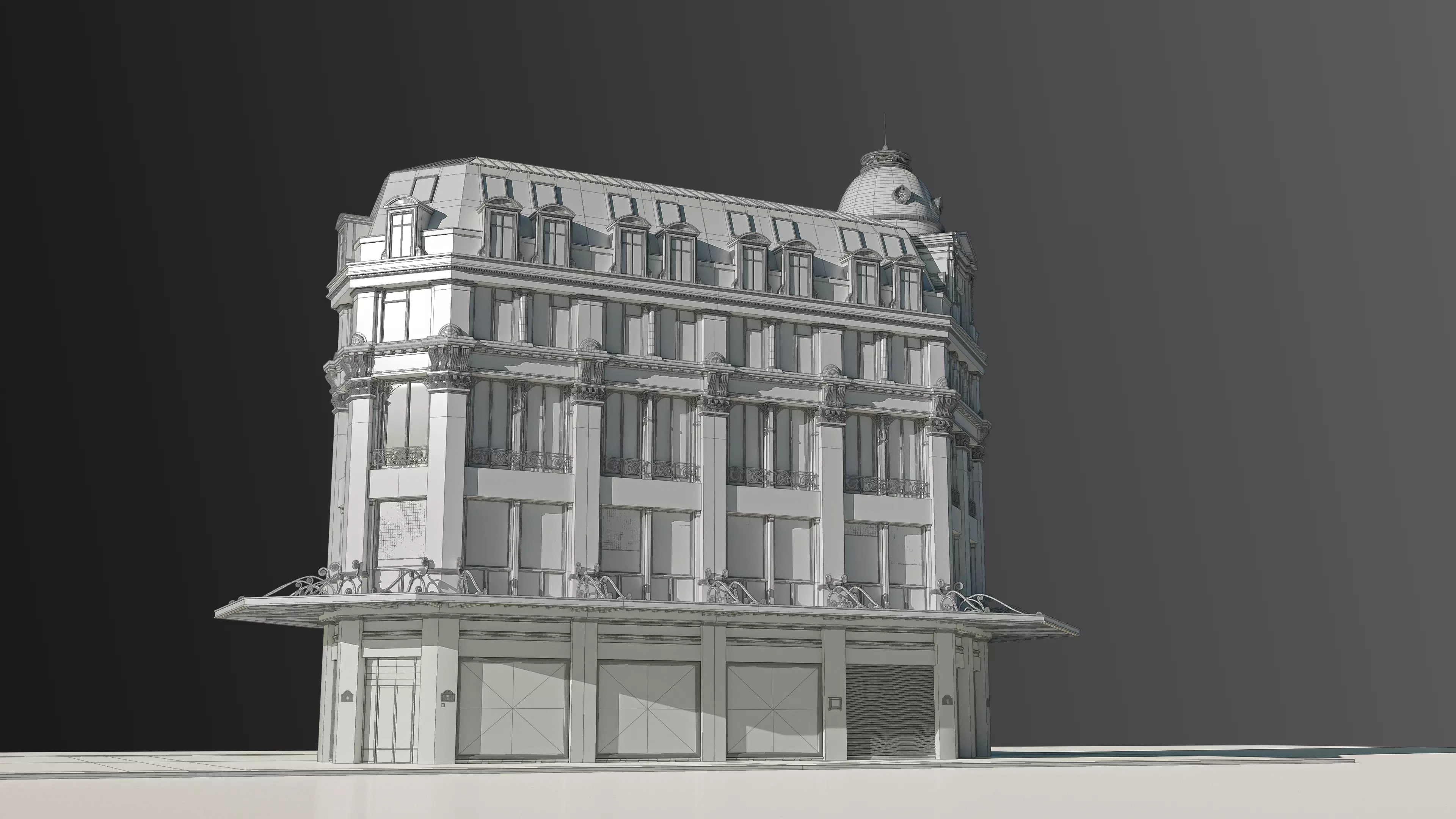 Modular European Department Store 3D model_50