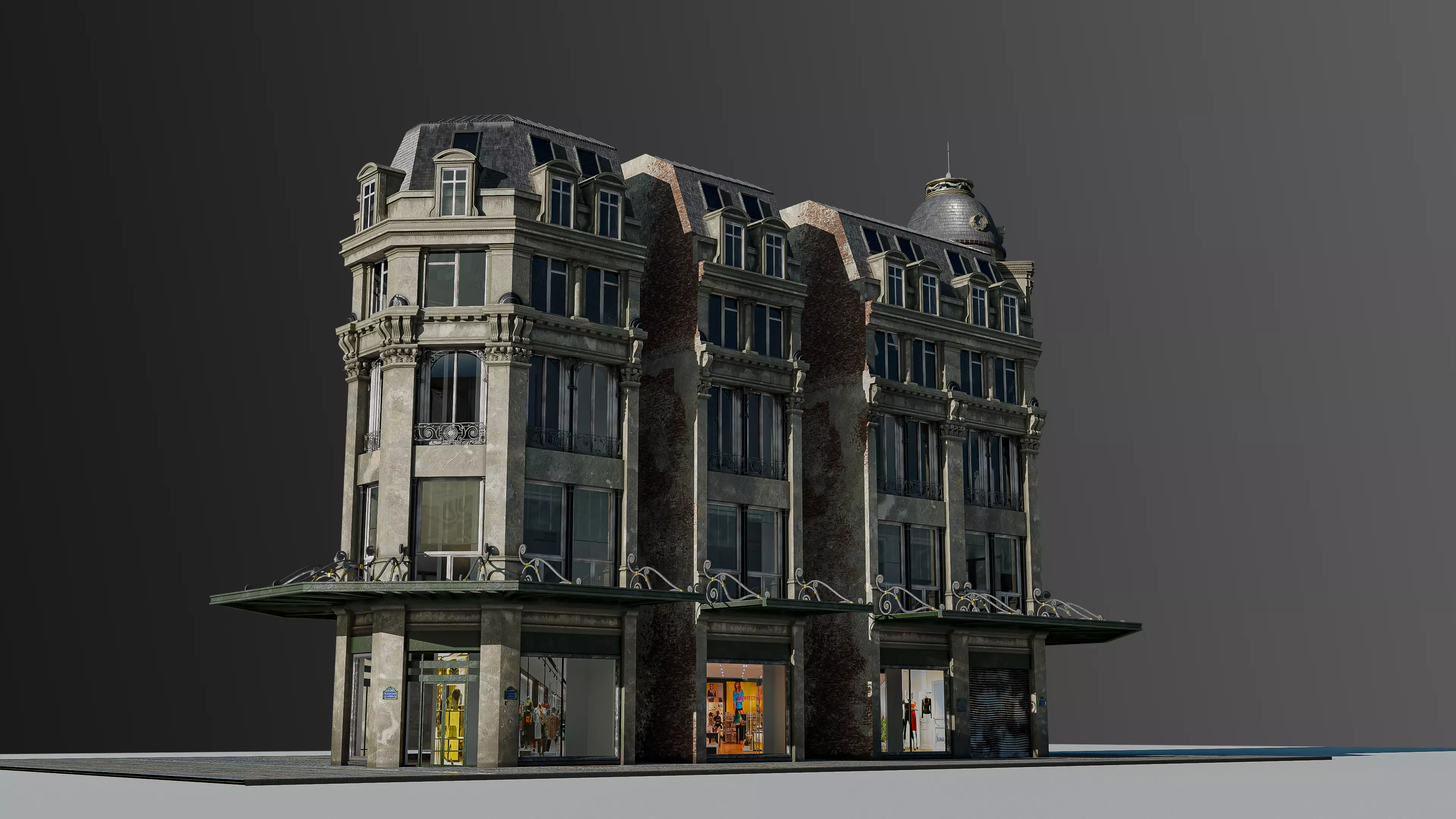 Modular European Department Store 3D model_53