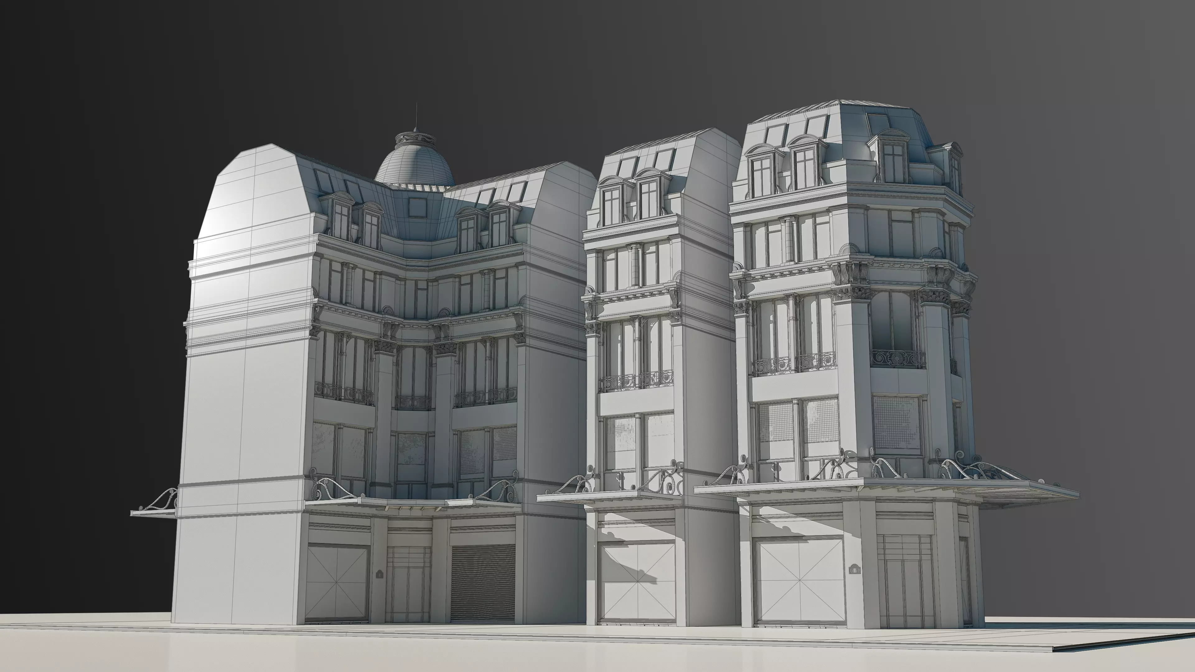 Modular European Department Store 3D model_4