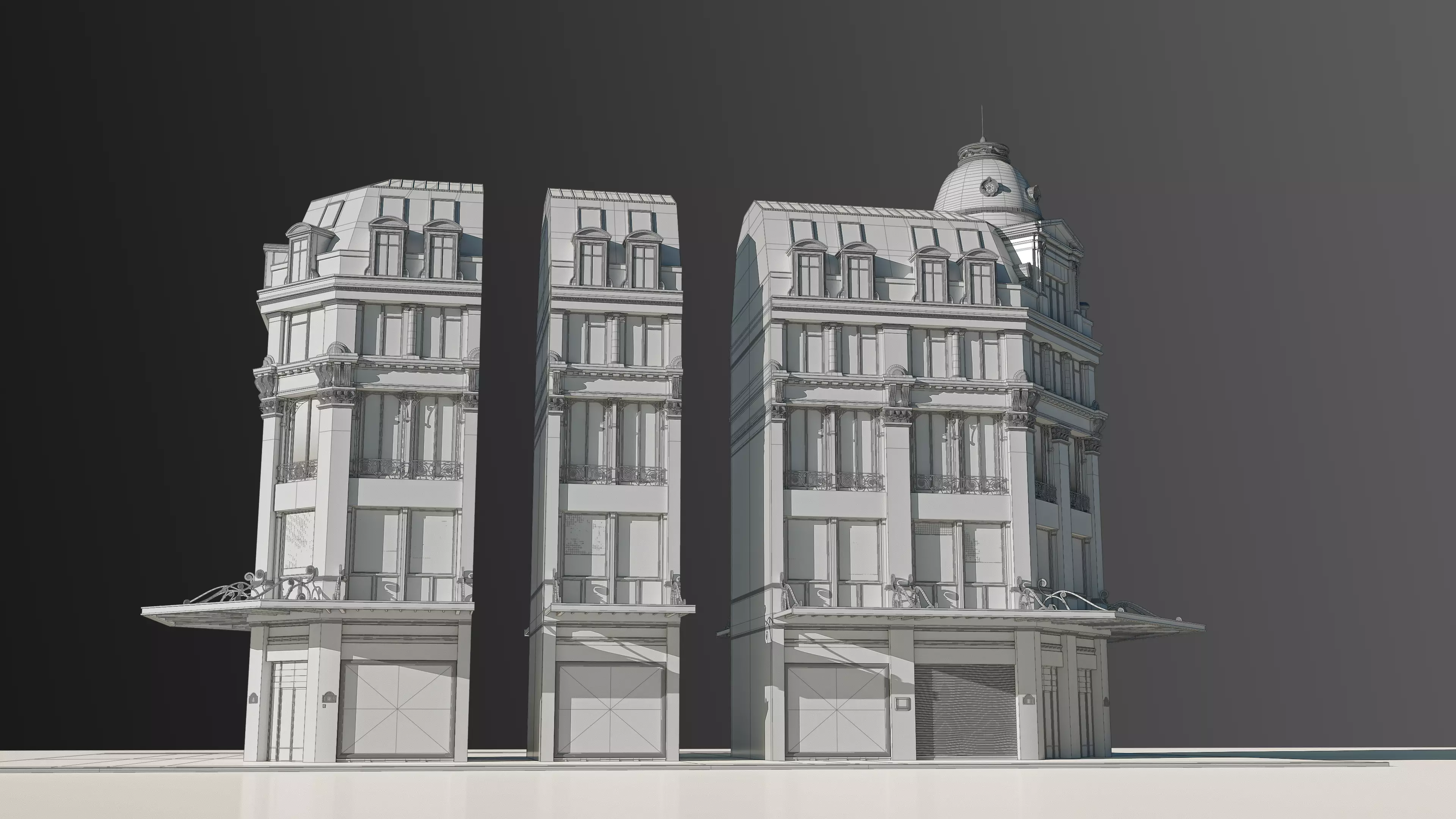 Modular European Department Store 3D model_56