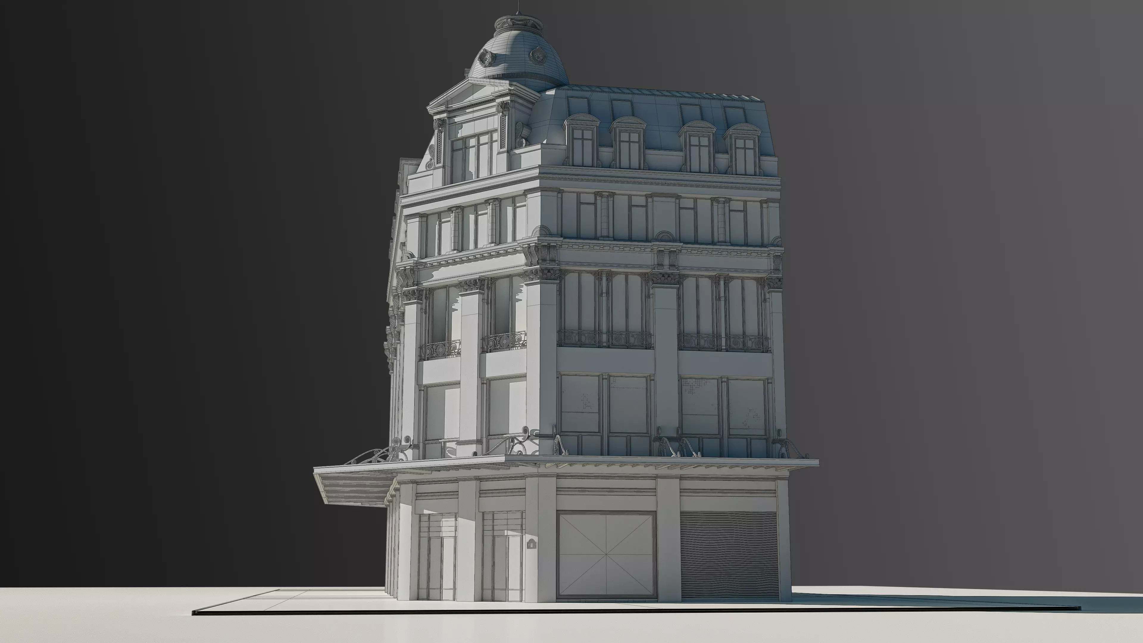 Modular European Department Store 3D model_20