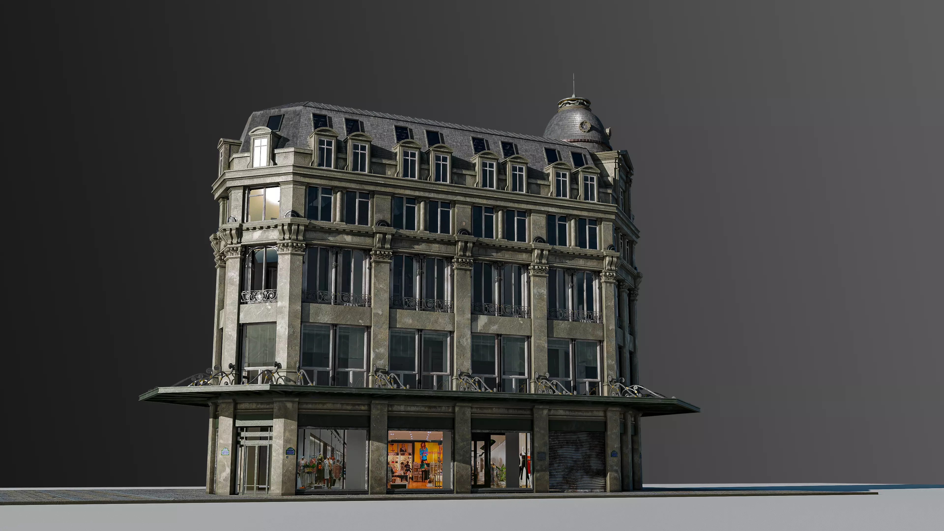 Modular European Department Store 3D model_49
