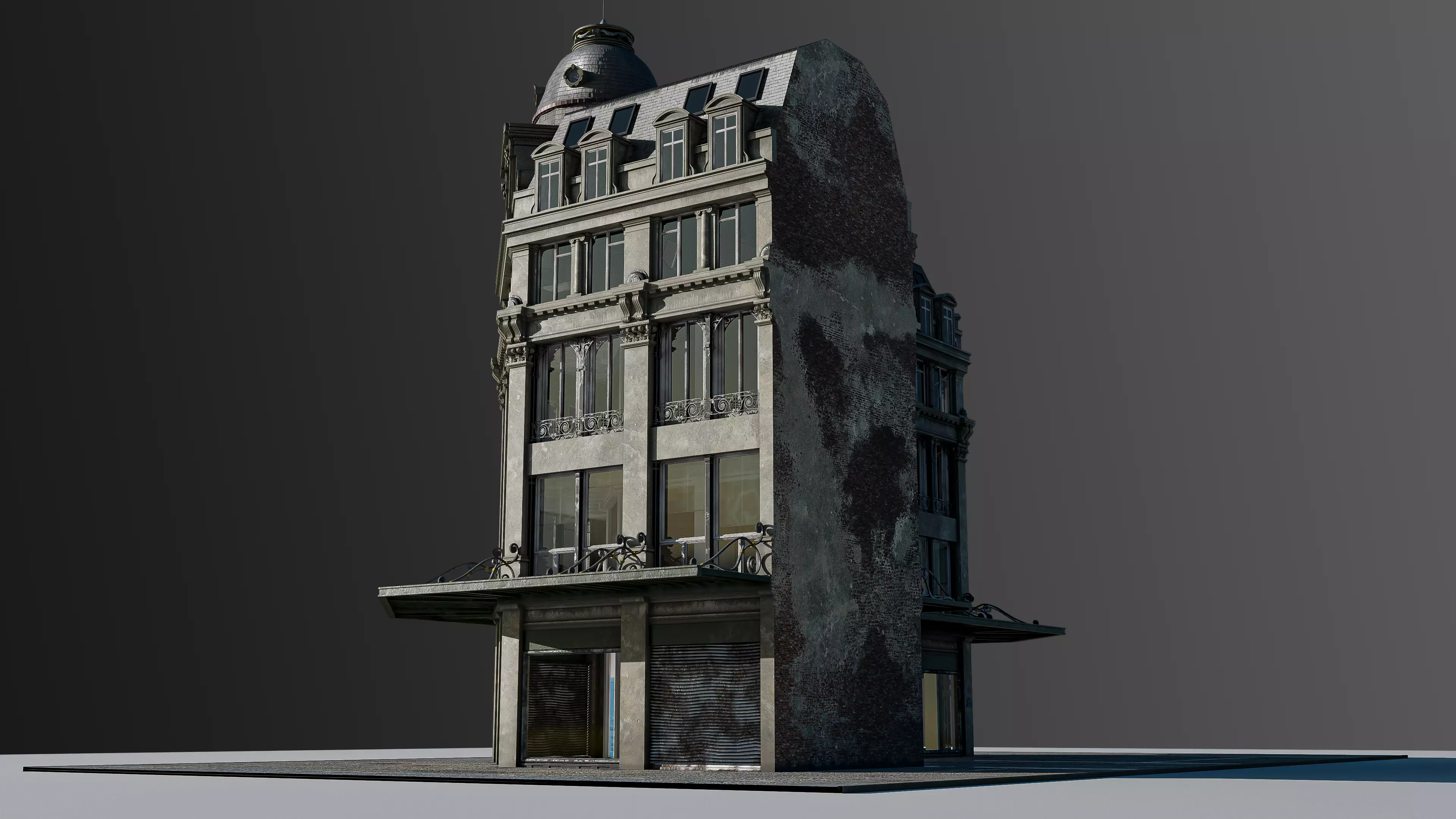 Modular European Department Store 3D model_25