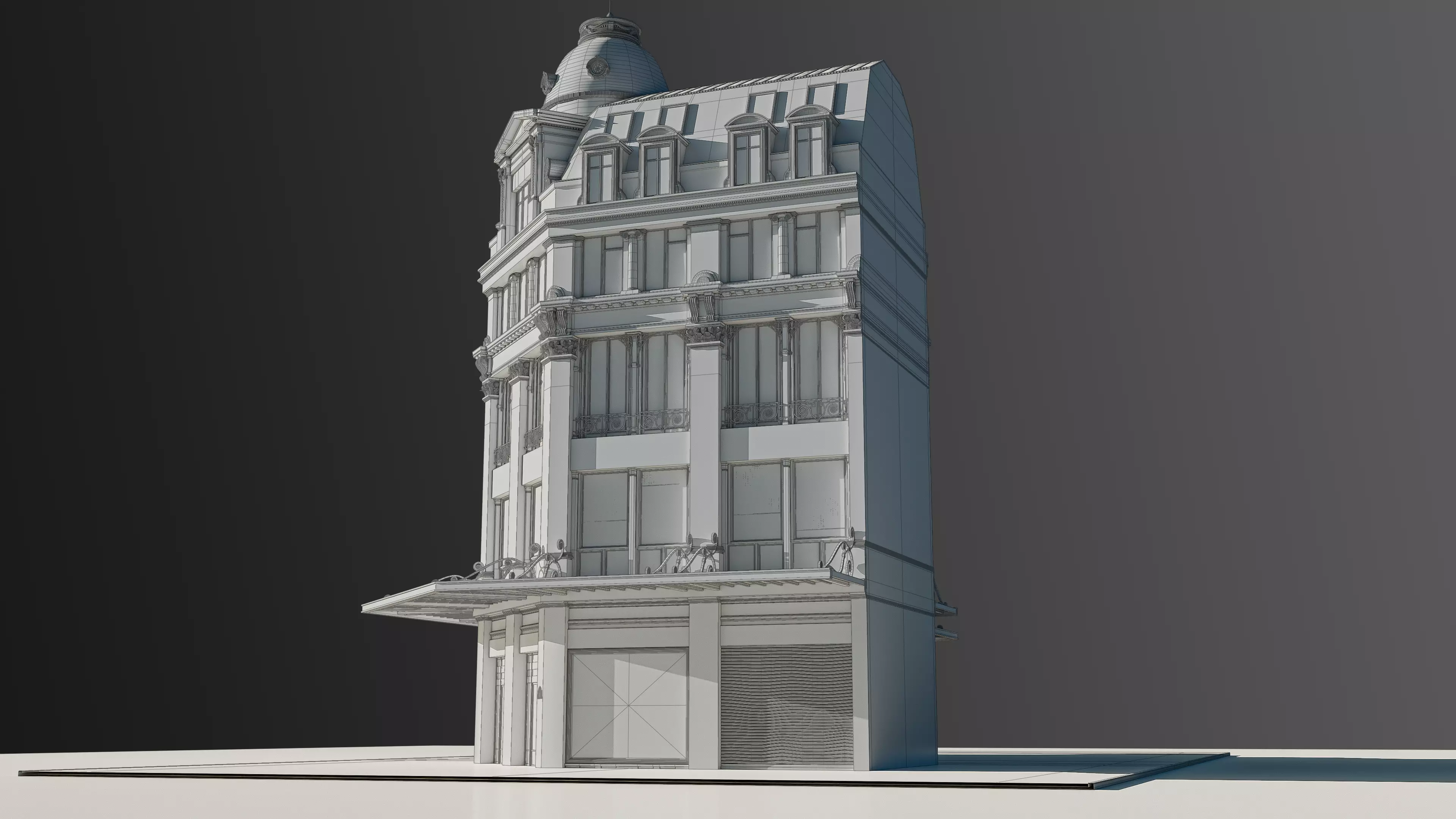 Modular European Department Store 3D model_24