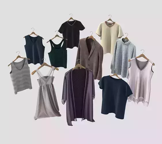 Clothing on Hanger Collection