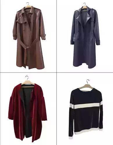 Winter Clothing on Hanger