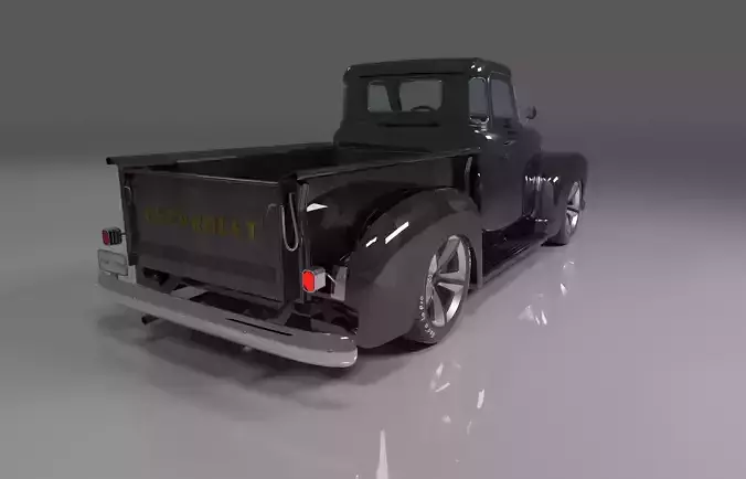1957 CHEVY TRUCK MODIFIED Free 3D model