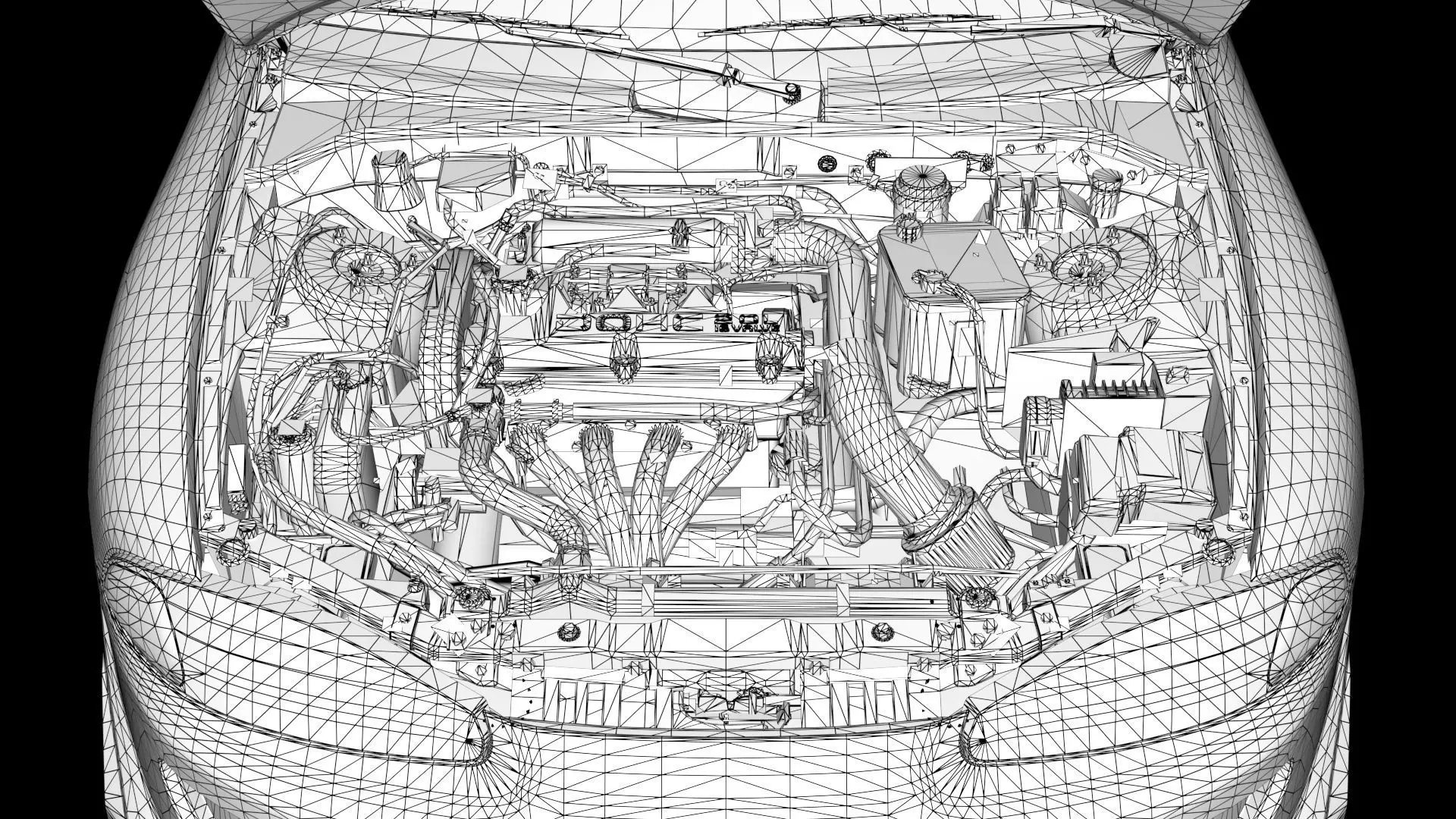 The Fast and The Furious Mitsubishi Eclipse 1995 Low-poly 3D model_20