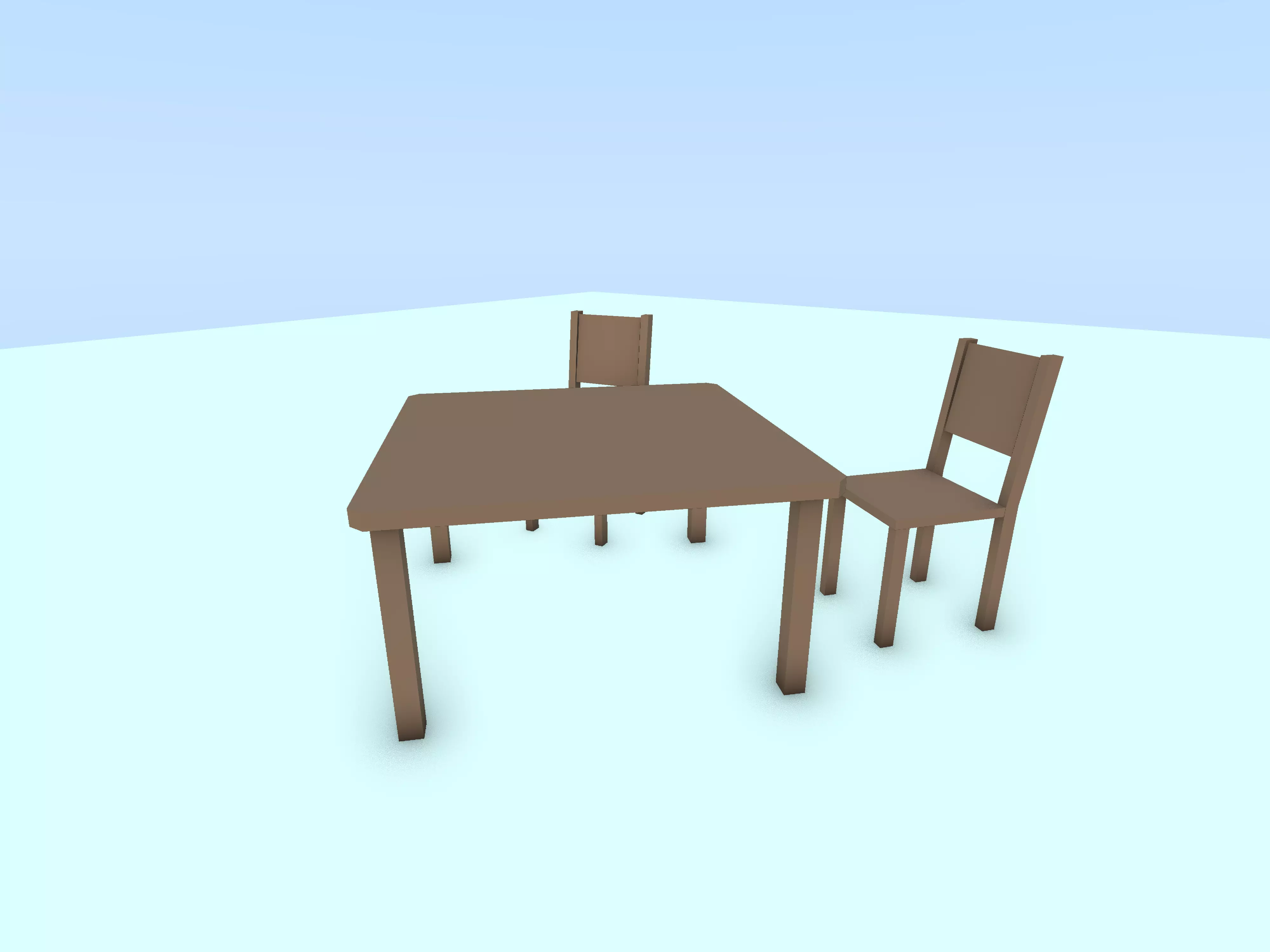low poly  furniture  pack interior Low-poly 3D model_6