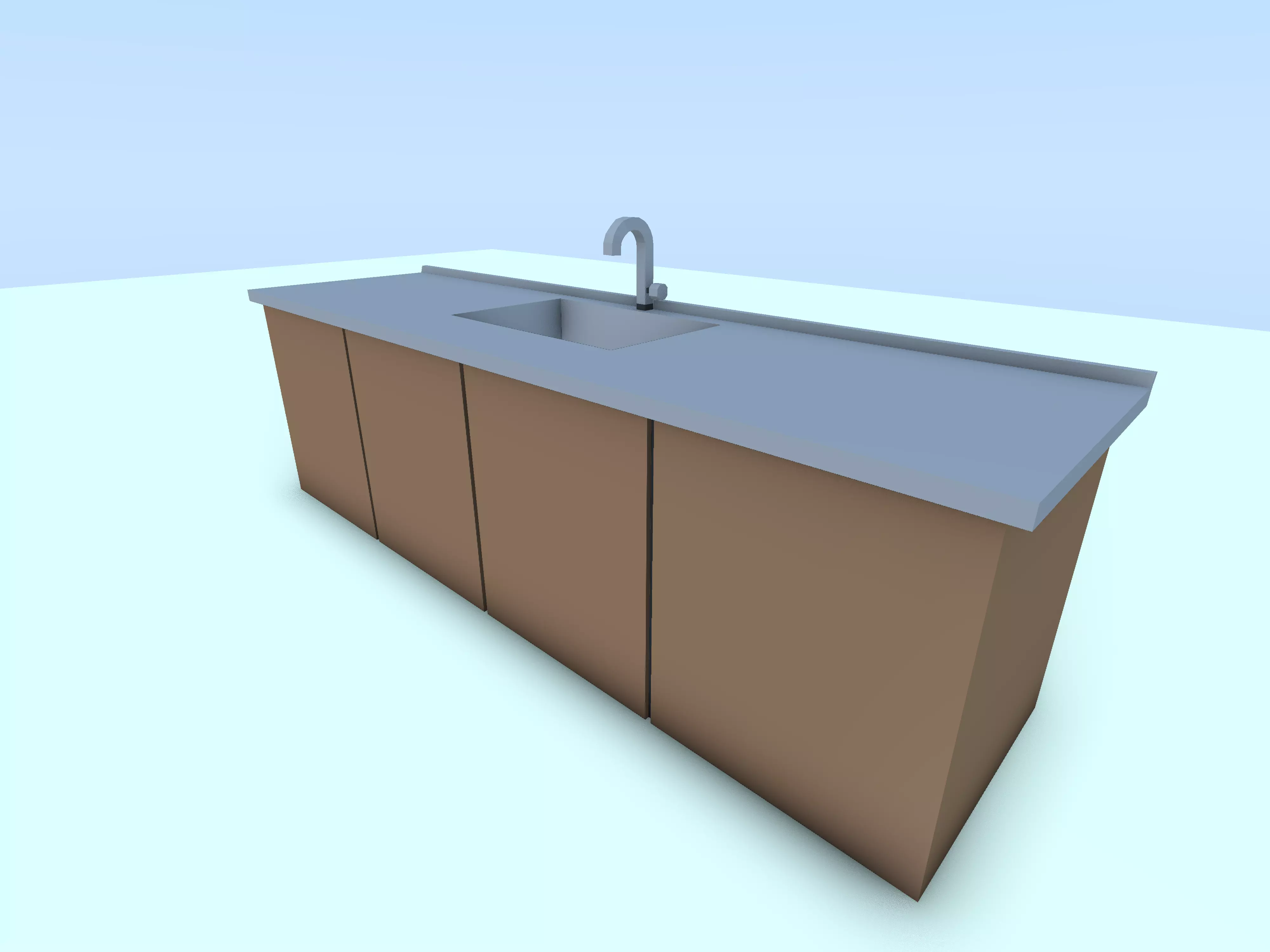 low poly  furniture  pack interior Low-poly 3D model_2