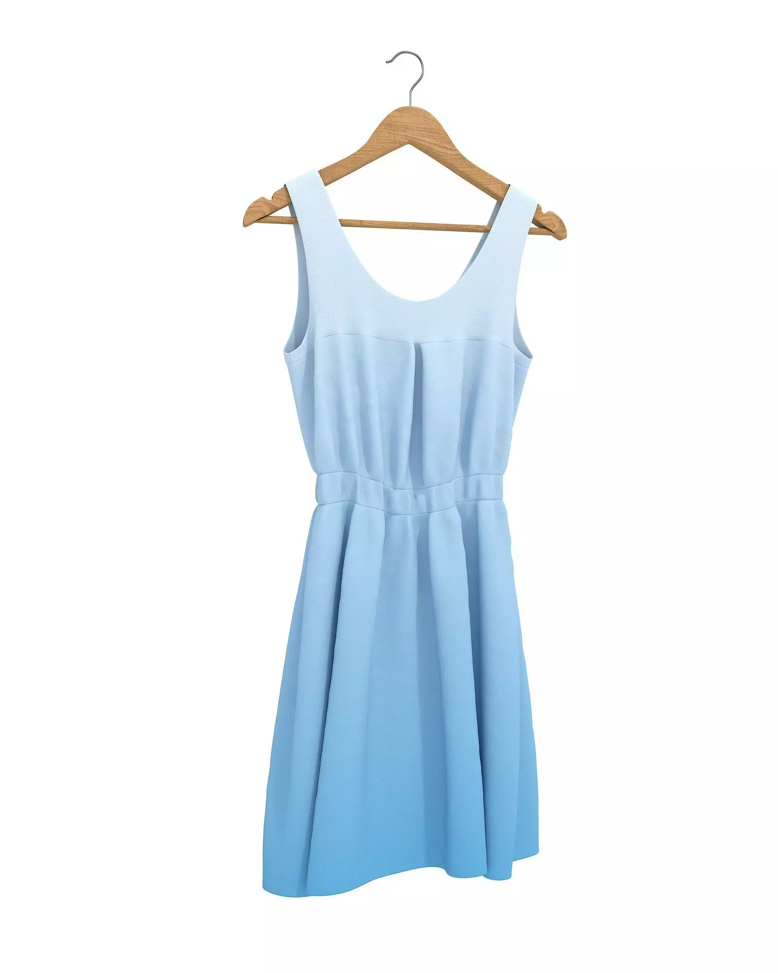 Dress on Hanger 7 3D model_10