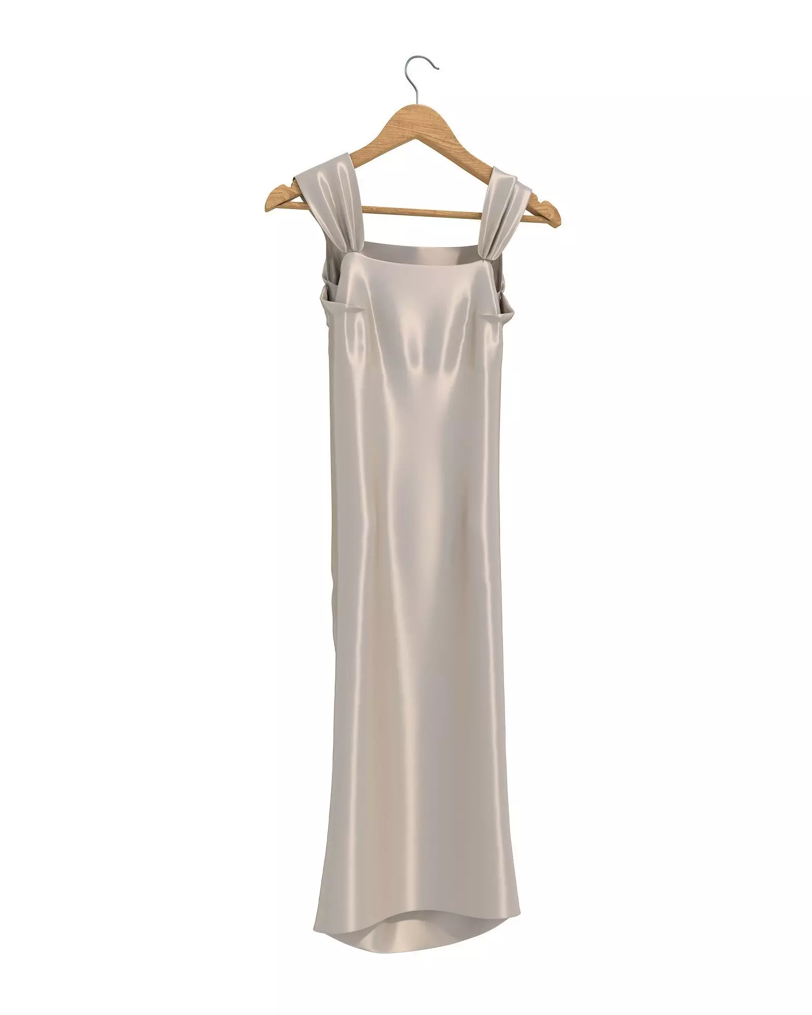 Dress on Hanger 7 3D model_9