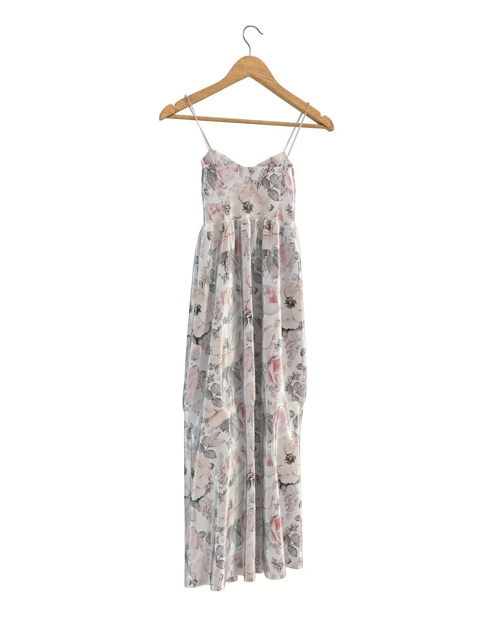 Dress on Hanger 7 3D model_8