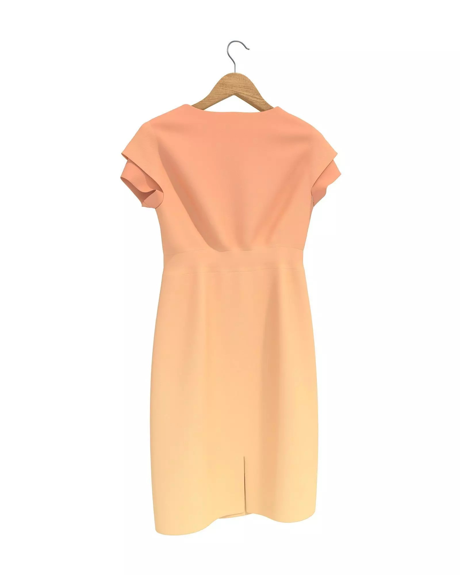 Dress on Hanger 7 3D model_7