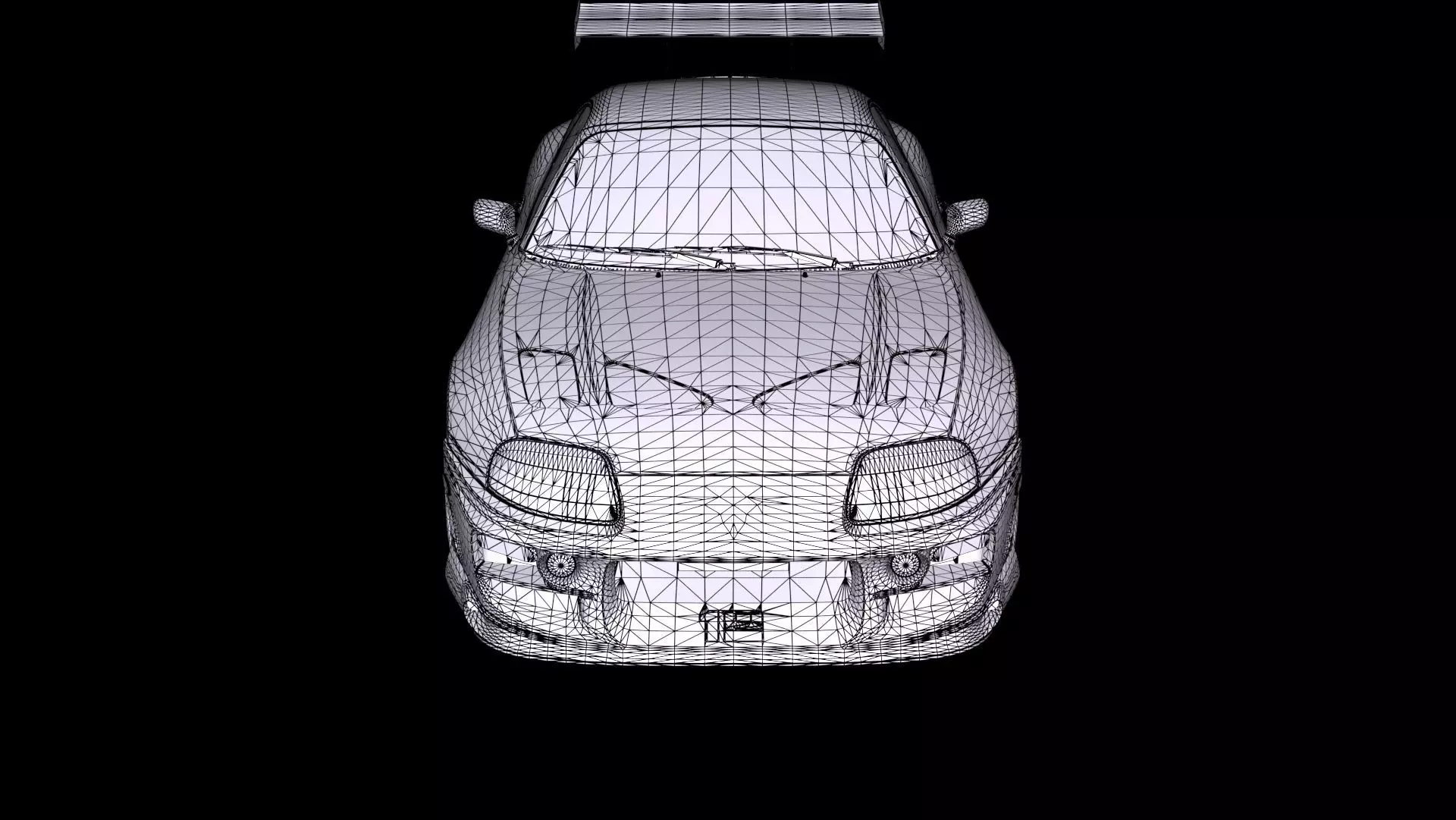 The Fast and The Furious Toyota Supra 1994 Mk4 Low-poly 3D model_20