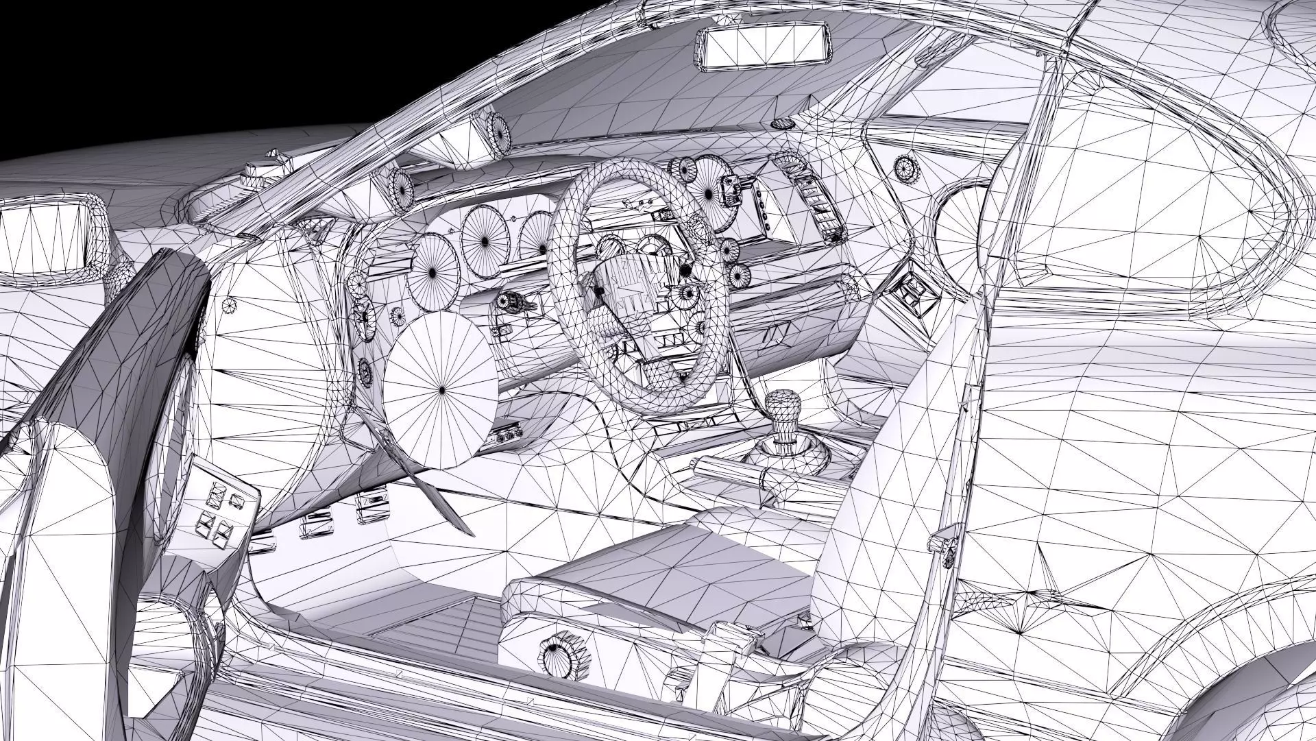 The Fast and The Furious Toyota Supra 1994 Mk4 Low-poly 3D model_22