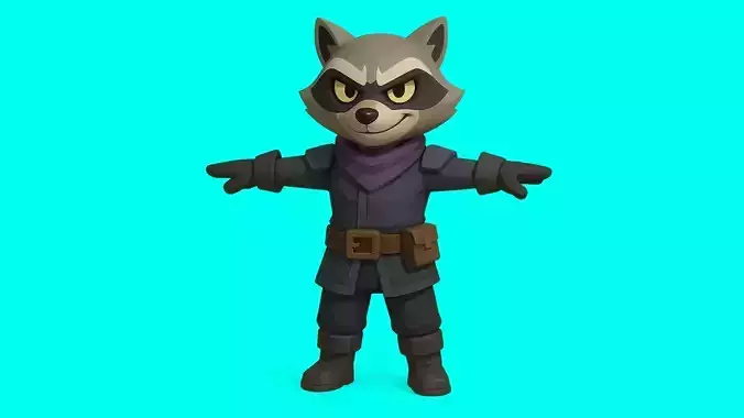 Raccoon  3D Character