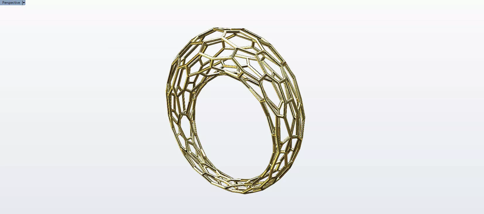 Voronoi Ring 3D print model