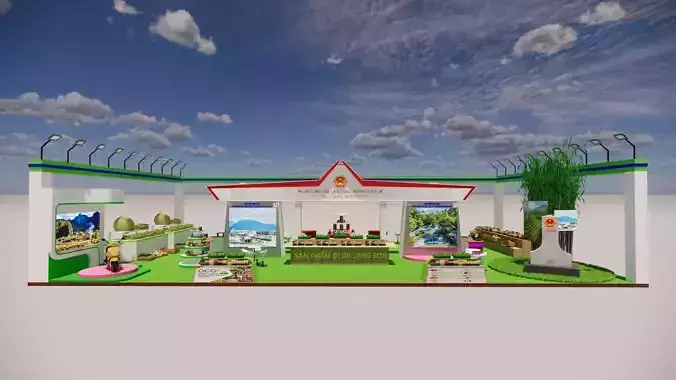 Product Expo Stage Design 3D Model 3D model Product Expo Stage Design 3D Model 3D model