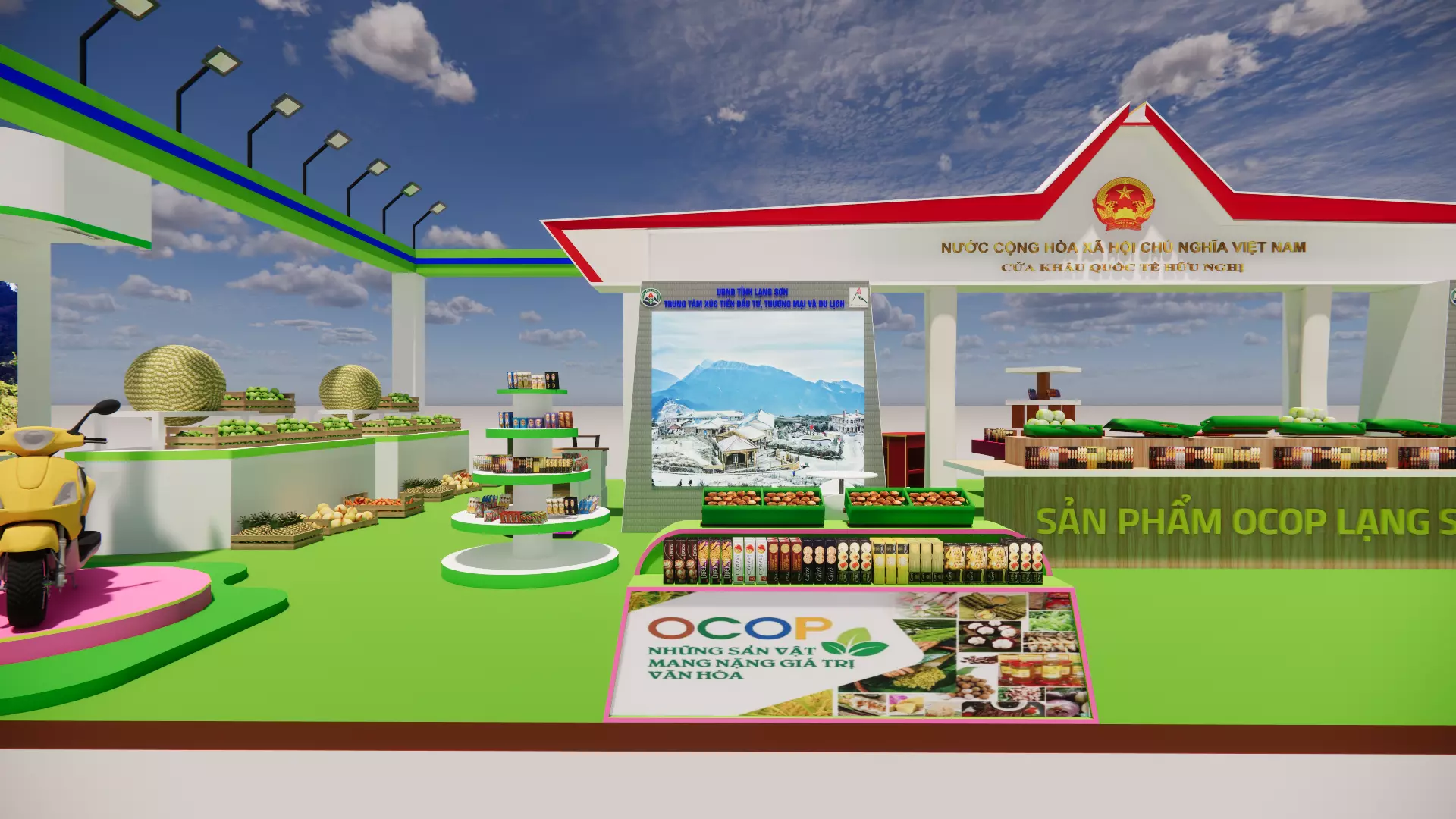 Product Expo Stage Design 3D Model 3D model_4