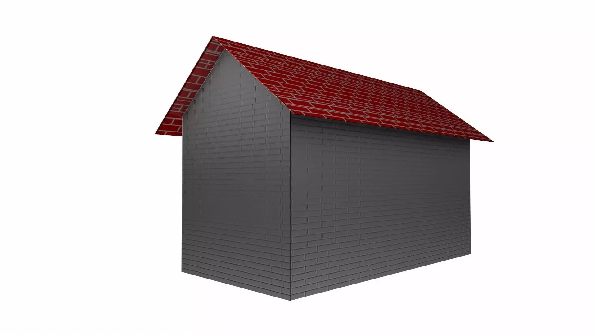 simple house free Free low-poly 3D model