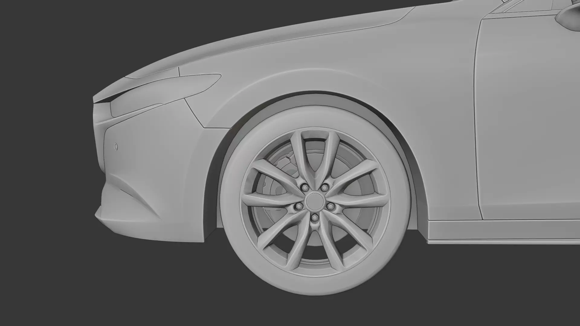 Mazda 3 Hatchback 3D print model_6