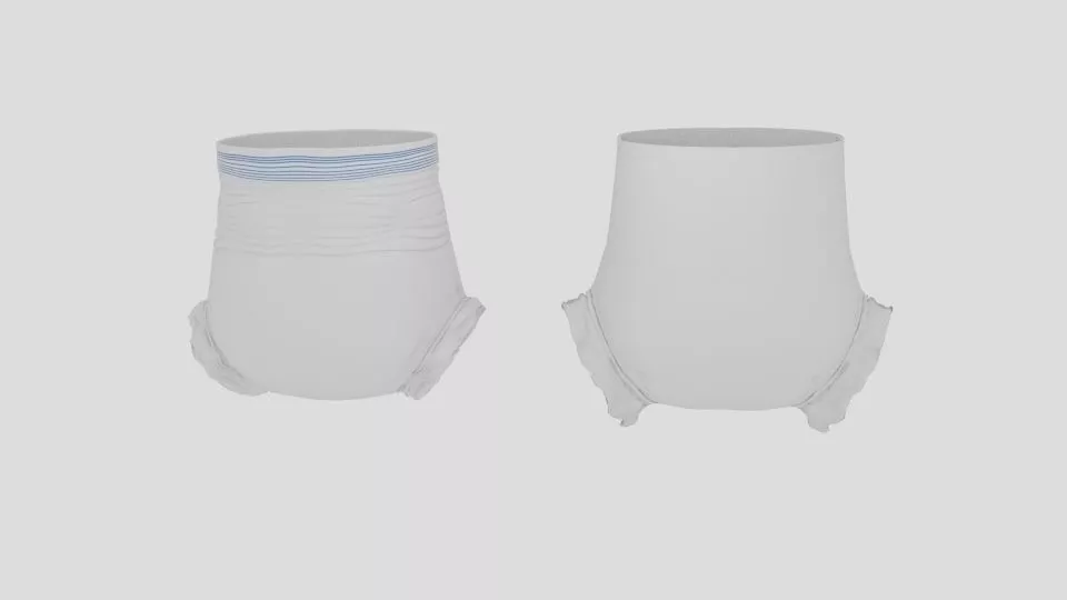 Diaper Crease 3D model