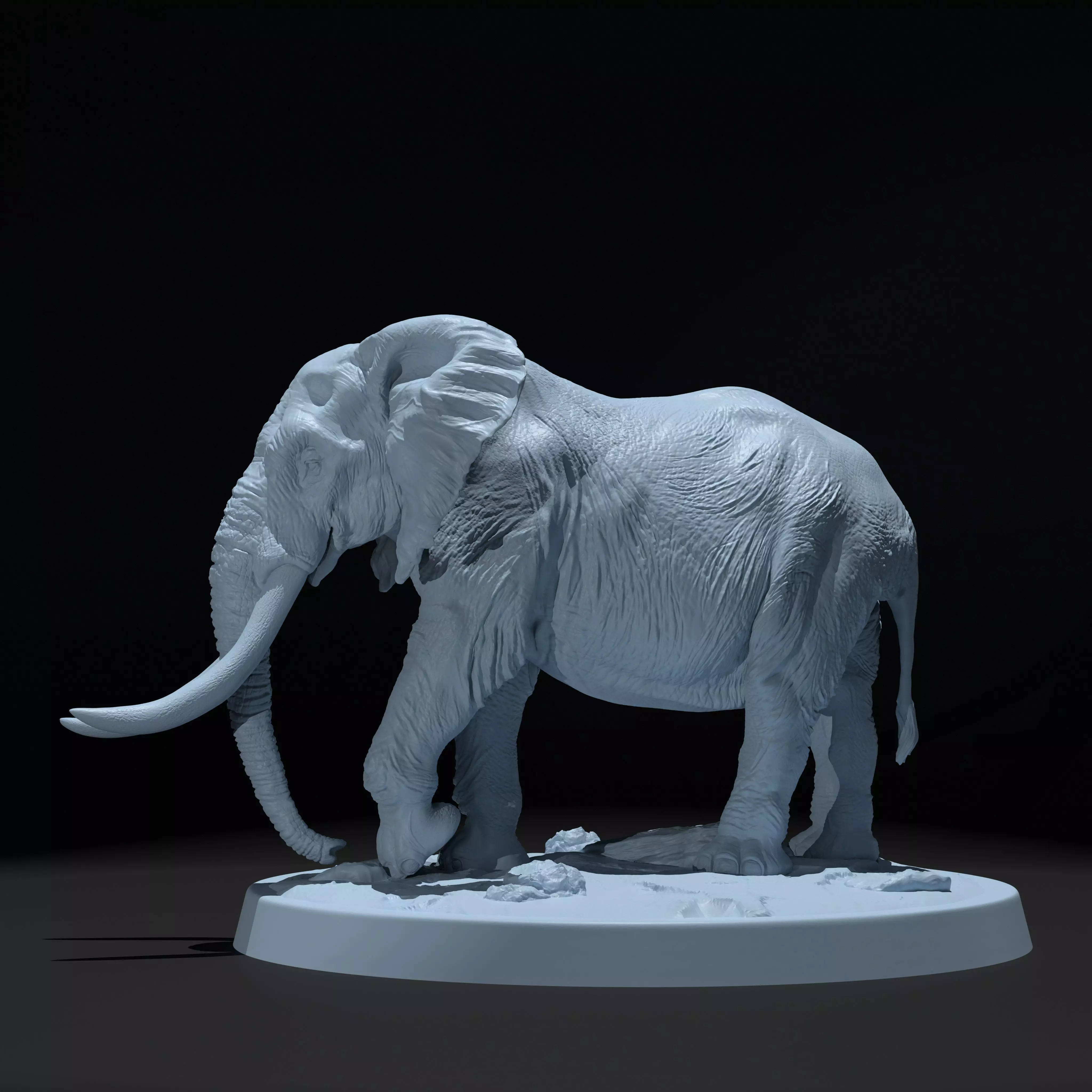 Elephant 3D Print Model 3D print model