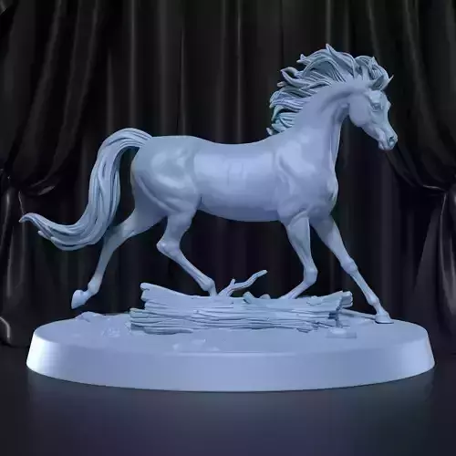  Horse 3D Print Model 
