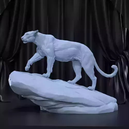 Leopard 3D Print Model