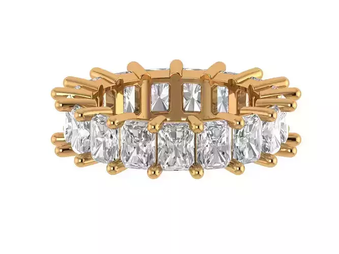 Radiant Eternity Wedding Band