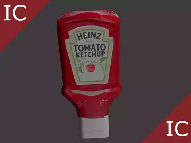Heinz Ketchup Bottle Condiment